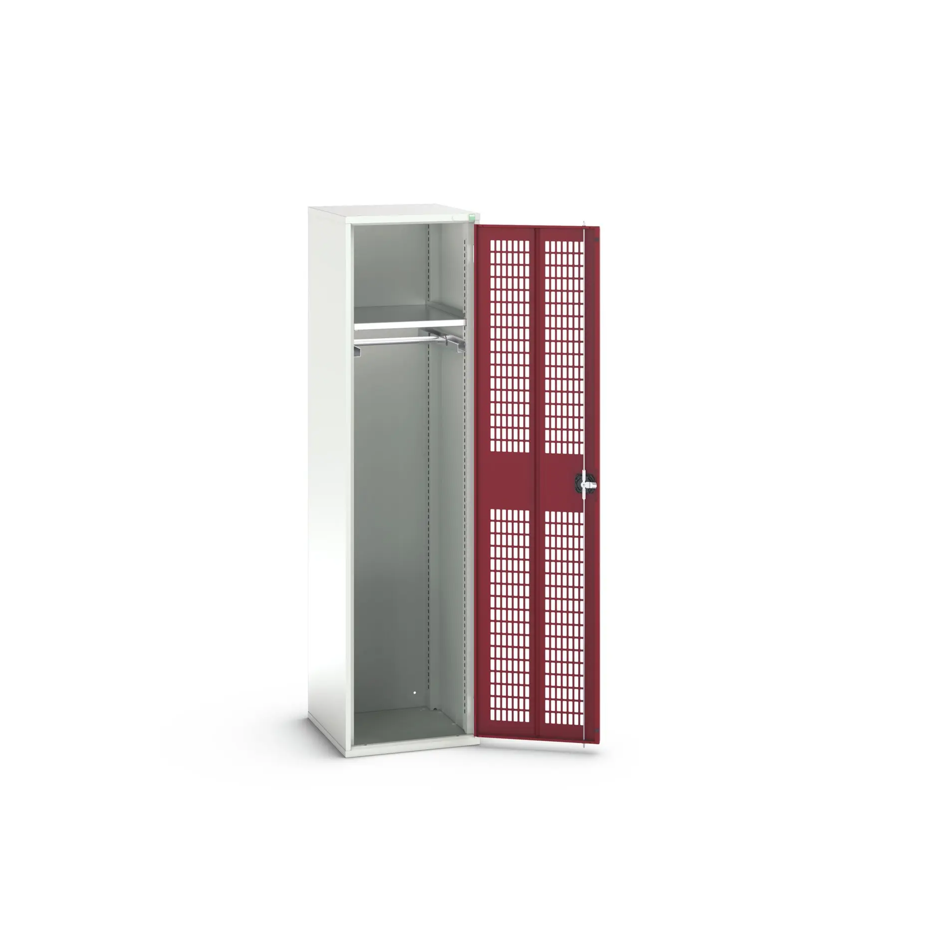 Produktfoto 1 von Bott Aufbewahrungsschrank Typ Bestückter Schrank 1 Tür/en 1 Regal/e 2000 mm 525 mm Ja 550 mm Stahlblech