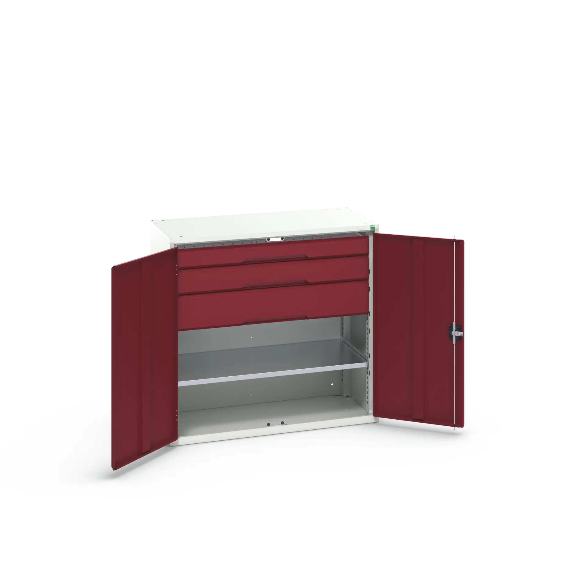 Produktfoto 1 von Bott Aufbewahrungsschrank Typ Bestückter Schrank 2 Tür/en 1 Regal/e 3 Schublade/n 1000 mm 1050 mm Ja 550 mm Stahlblech