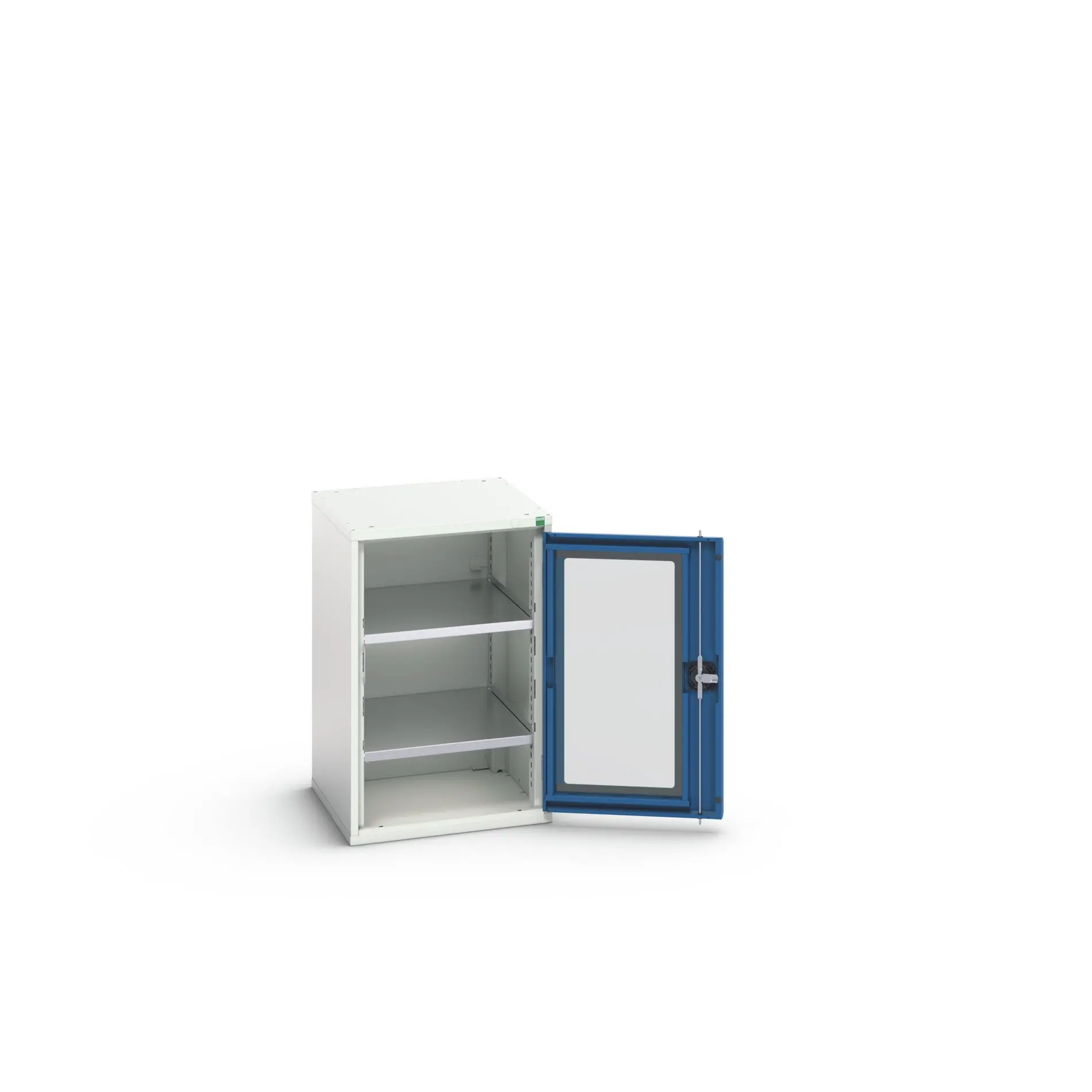 Produktfoto 1 von Bott Aufbewahrungsschrank Typ Regalschrank 1 Tür/en 2 Regal/e 800 mm 525 mm 550 mm Stahlblech