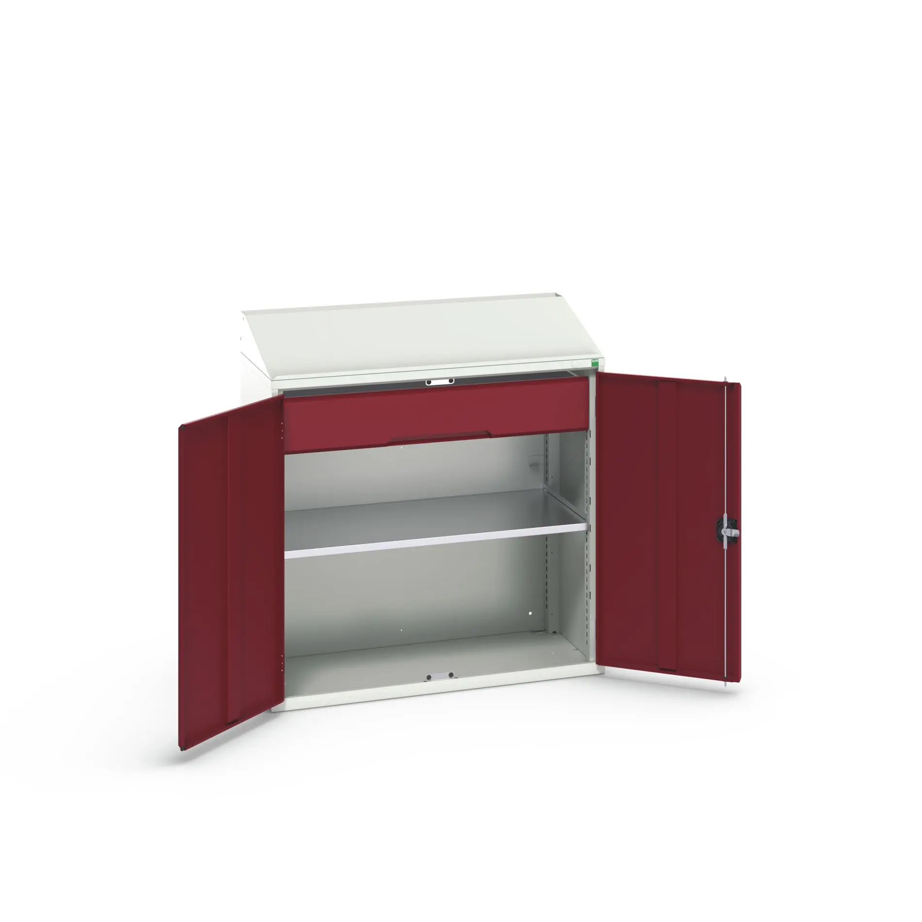 Produktfoto 1 von Bott Aufbewahrungsschrank Typ Regalschrank 2 Tür/en 1 Regal/e 1 Schublade/n 1130 mm 1050 mm Ja 550 mm Stahlblech
