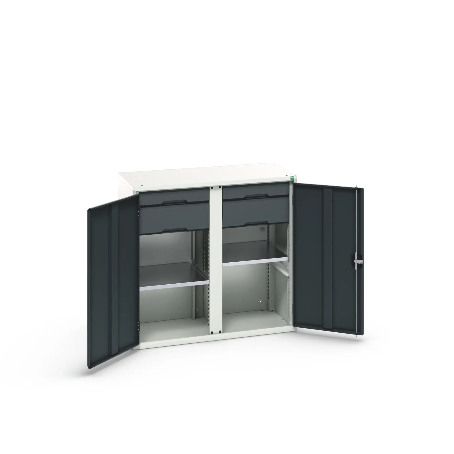 Produktfoto 1 von Bott Schrank Typ Bestückter Schrank 2 Tür/en 2 Regal/e 4 Schublade/n Stahlblech