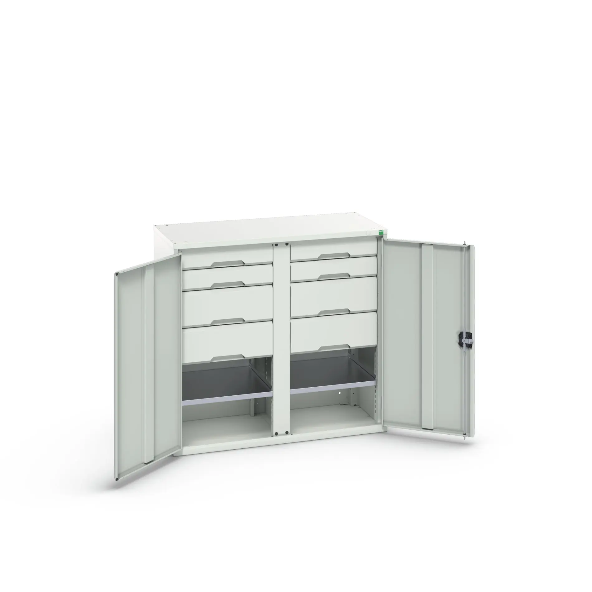 Produktfoto 1 von Bott Schrank Typ Bestückter Schrank 2 Tür/en 2 Regal/e 8 Schublade/n Stahlblech