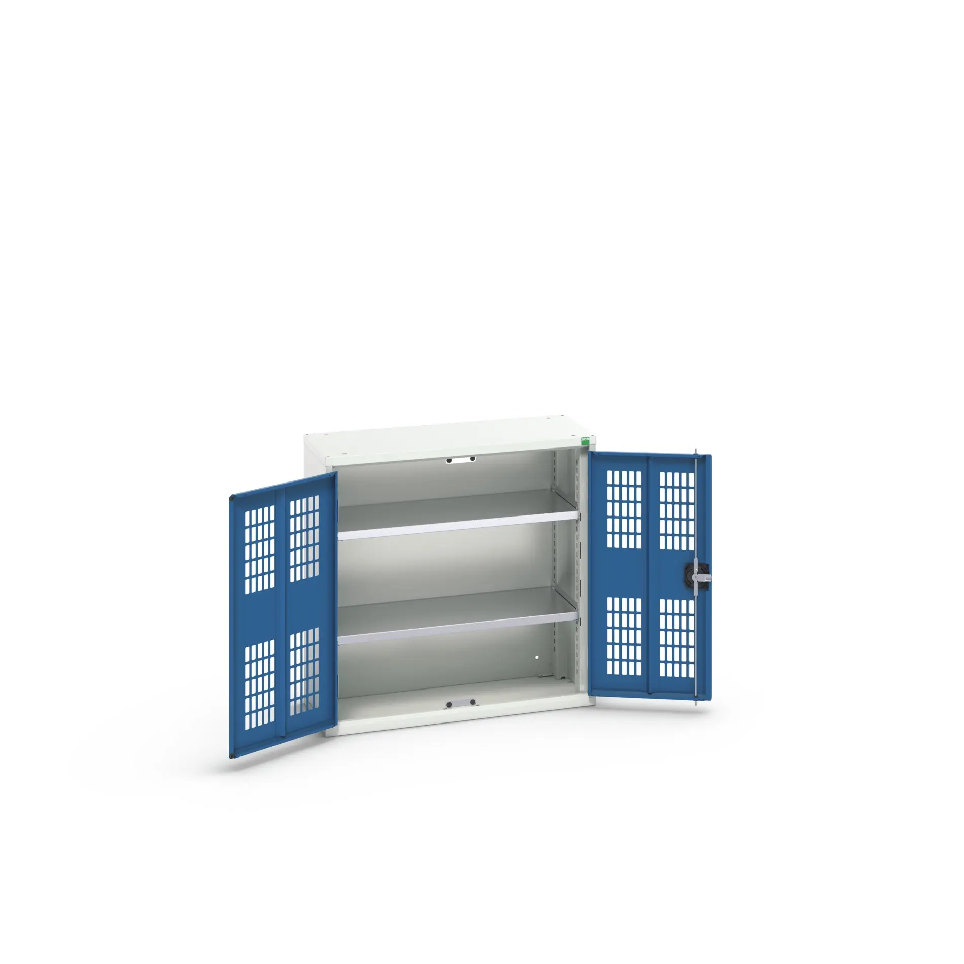 Produktfoto 1 von Bott Aufbewahrungsschrank Typ Regalschrank 2 Tür/en 2 Regal/e 800 mm 80 mm Ja 350 mm Stahlblech