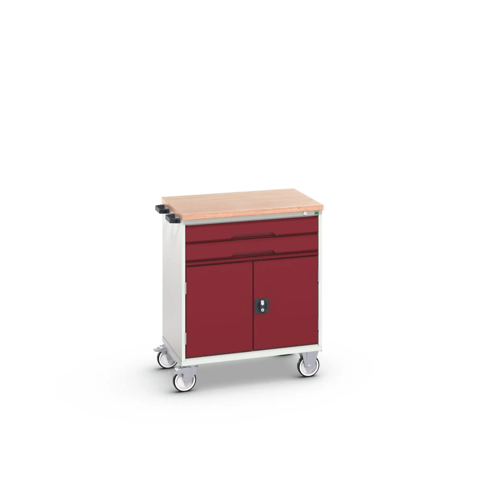 Produktfoto 1 von Bott Aufbewahrungsschrank Typ Beweglicher Schrank Freistehend 2 Tür/en 1 Regal/e 2 Schublade/n 980 mm 80 mm Ja 600 mm