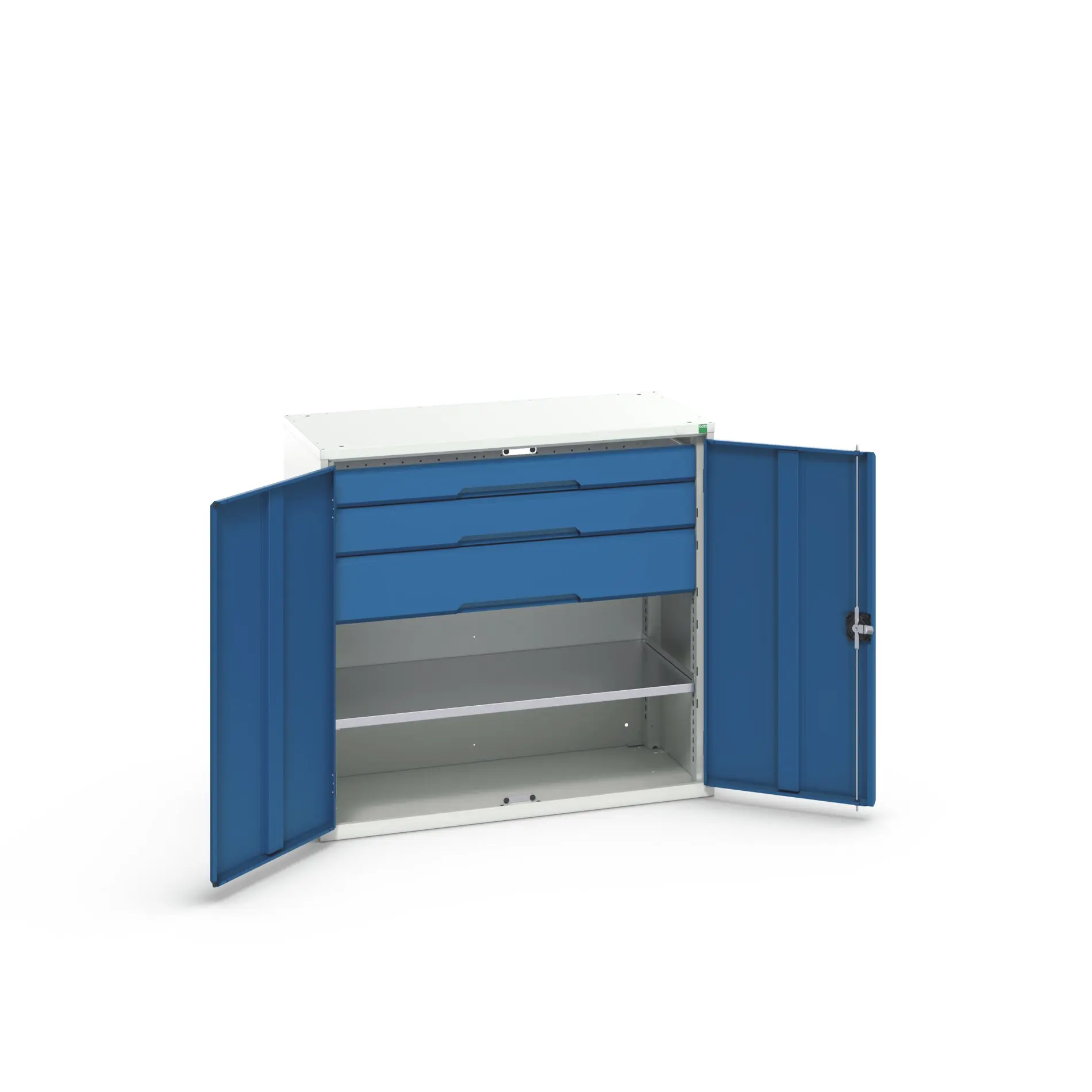 Produktfoto 1 von Bott Schrank Typ Bestückter Schrank 2 Tür/en 1 Regal/e 3 Schublade/n Stahlblech