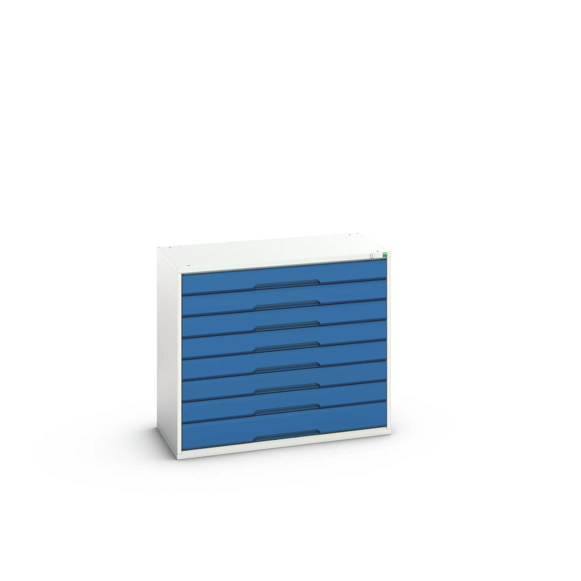 Produktfoto 1 von Bott 8 Stahl Schrank Hellgrau, Blau, 900 mm x 1050mm x 550 mm