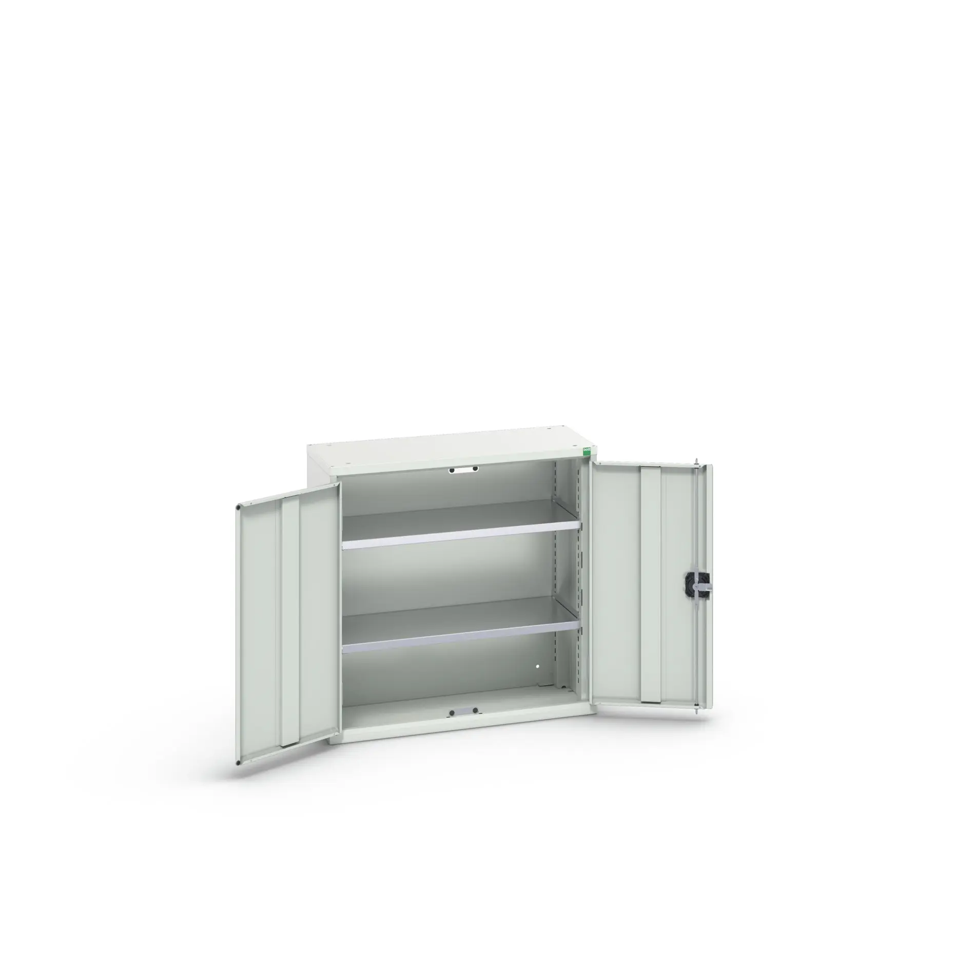 Produktfoto 1 von Bott Aufbewahrungsschrank Typ Regalschrank 2 Tür/en 2 Regal/e 800 mm 80 mm 350 mm Stahlblech