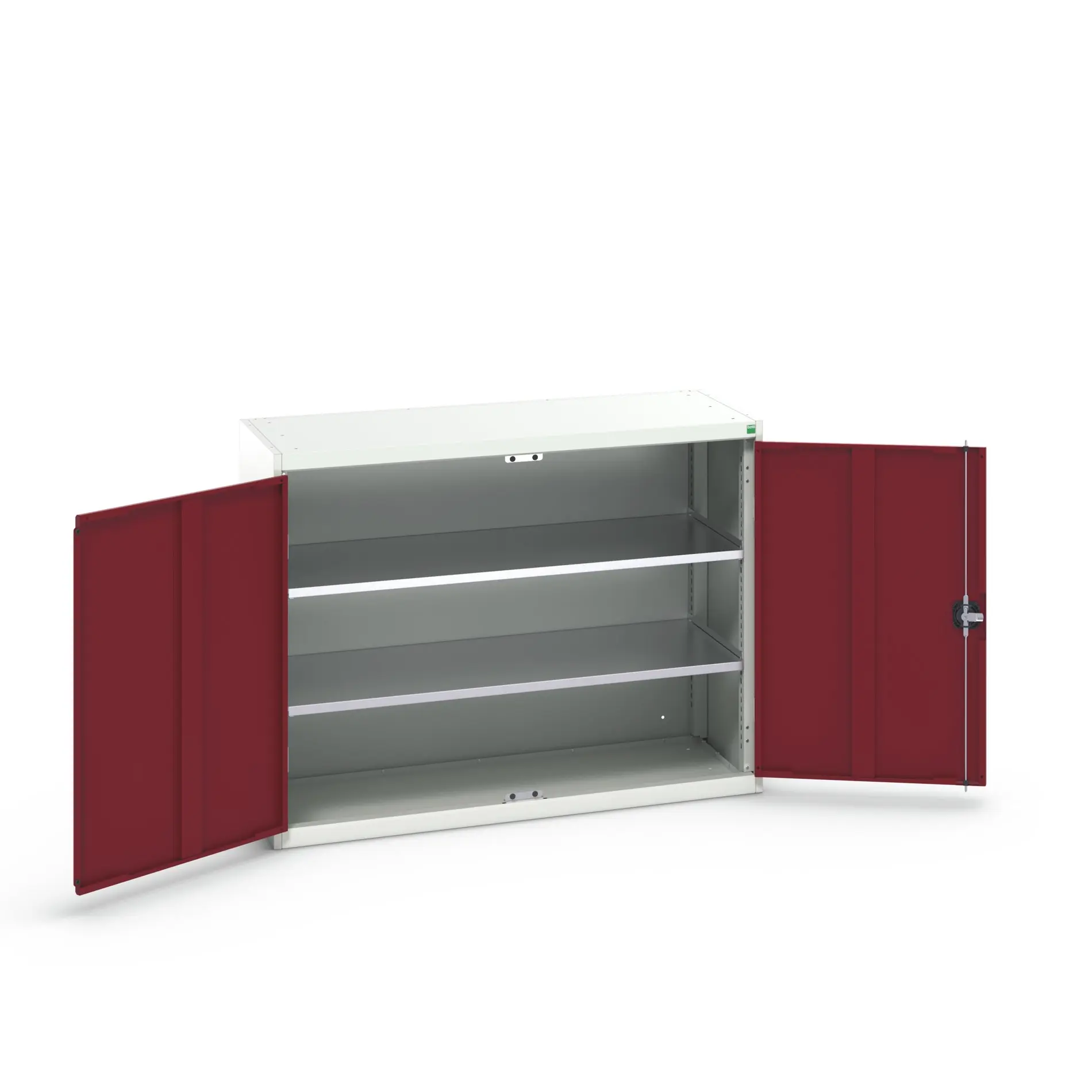 Produktfoto 1 von Bott Schrank Typ Regalschrank 2 Tür/en 2 Regal/e 1000 mm 1300mm Abschließbar 550 mm Stahlblech