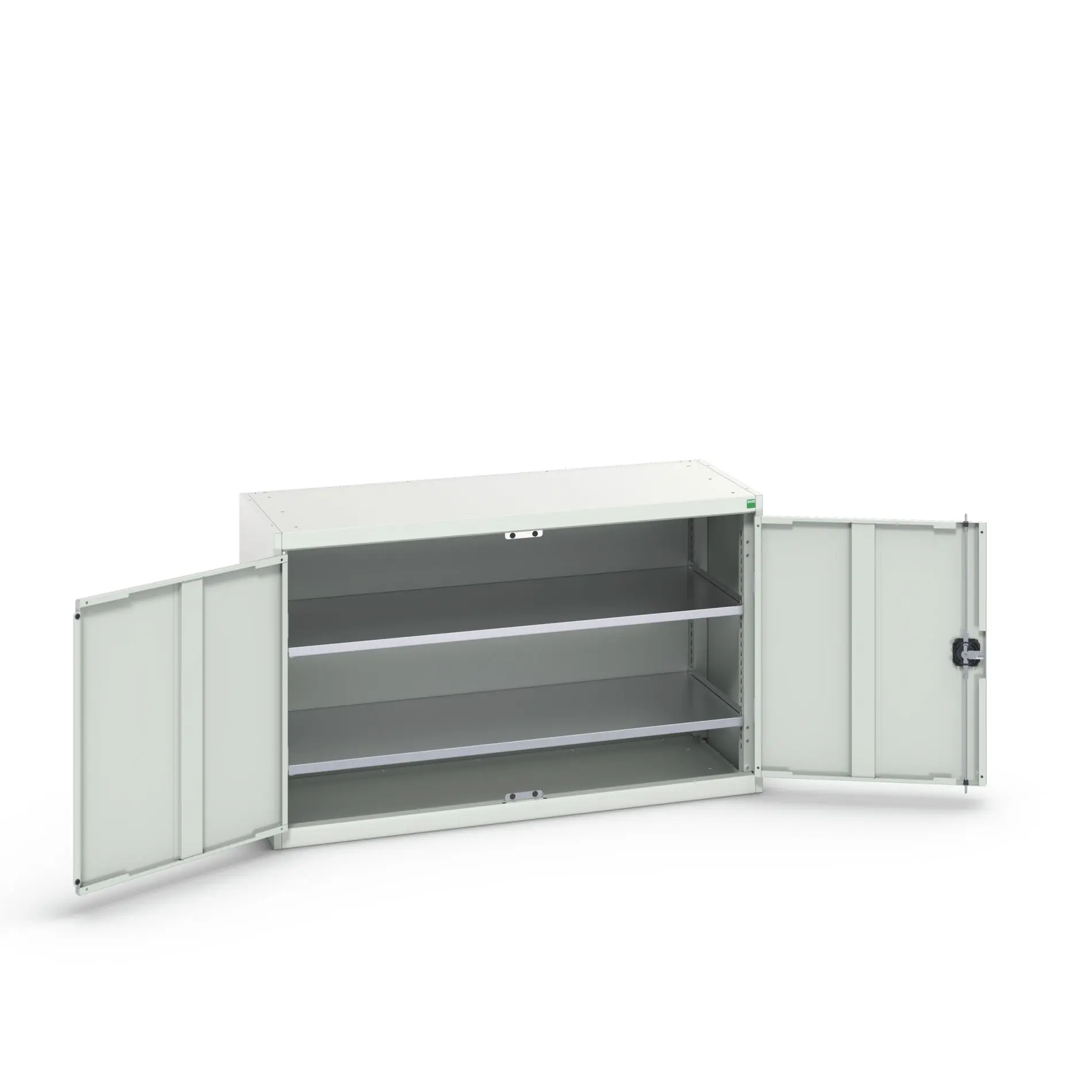 Produktfoto 1 von Bott Aufbewahrungsschrank Typ Regalschrank 2 Tür/en 2 Regal/e 800 mm 1300 mm Ja 550 mm Stahlblech