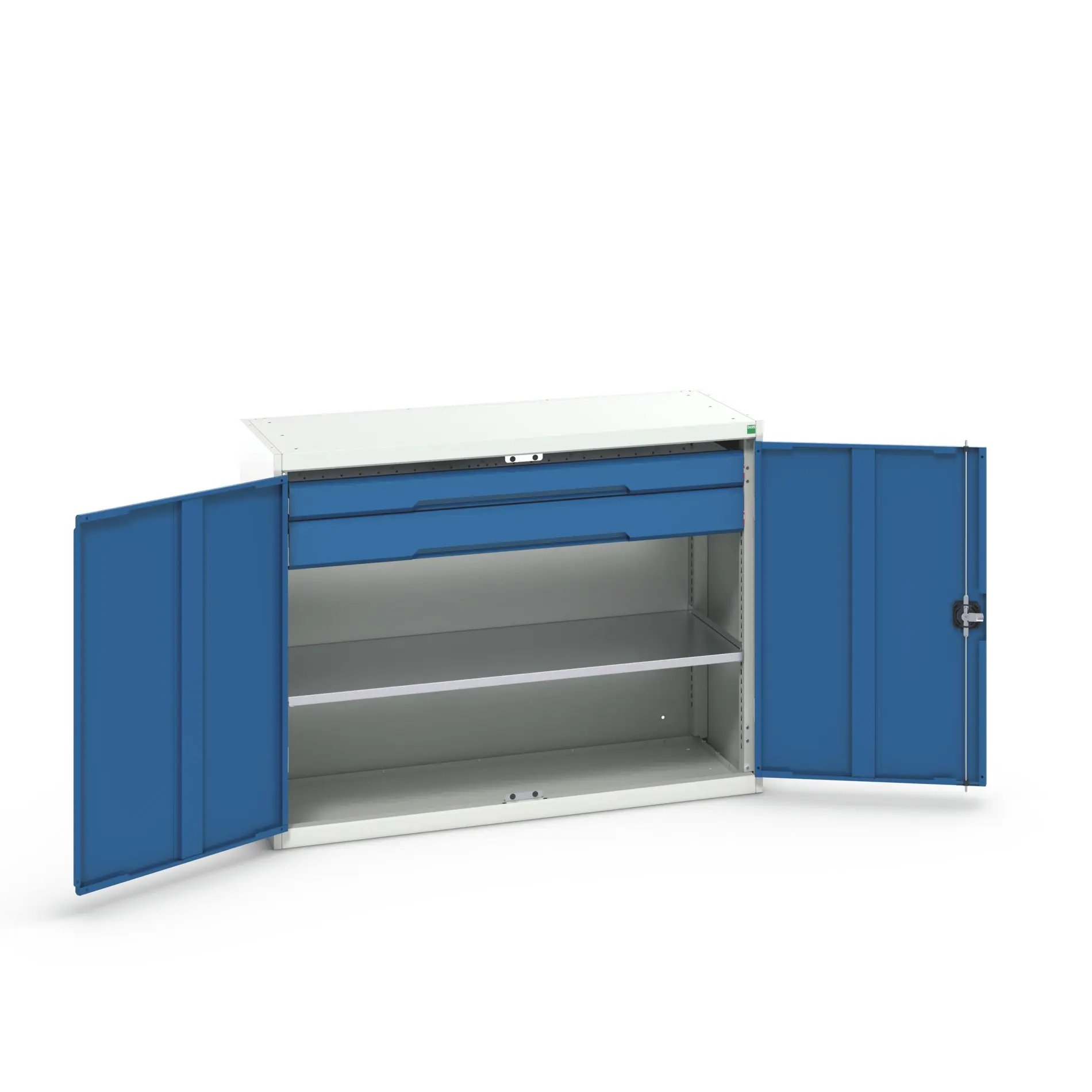 Produktfoto 1 von Bott Schrank Typ Bestückter Schrank 2 Tür/en 1 Regal/e 2 Schublade/n Stahlblech