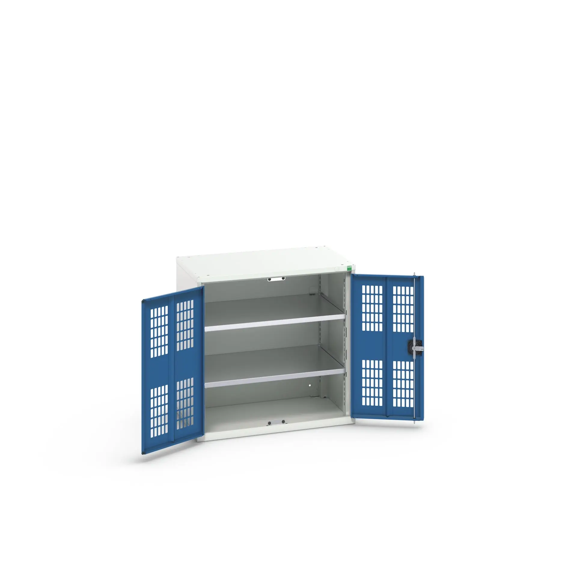 Produktfoto 1 von Bott Aufbewahrungsschrank Typ Regalschrank 2 Tür/en 2 Regal/e 800 mm 80 mm Ja 550 mm Stahlblech