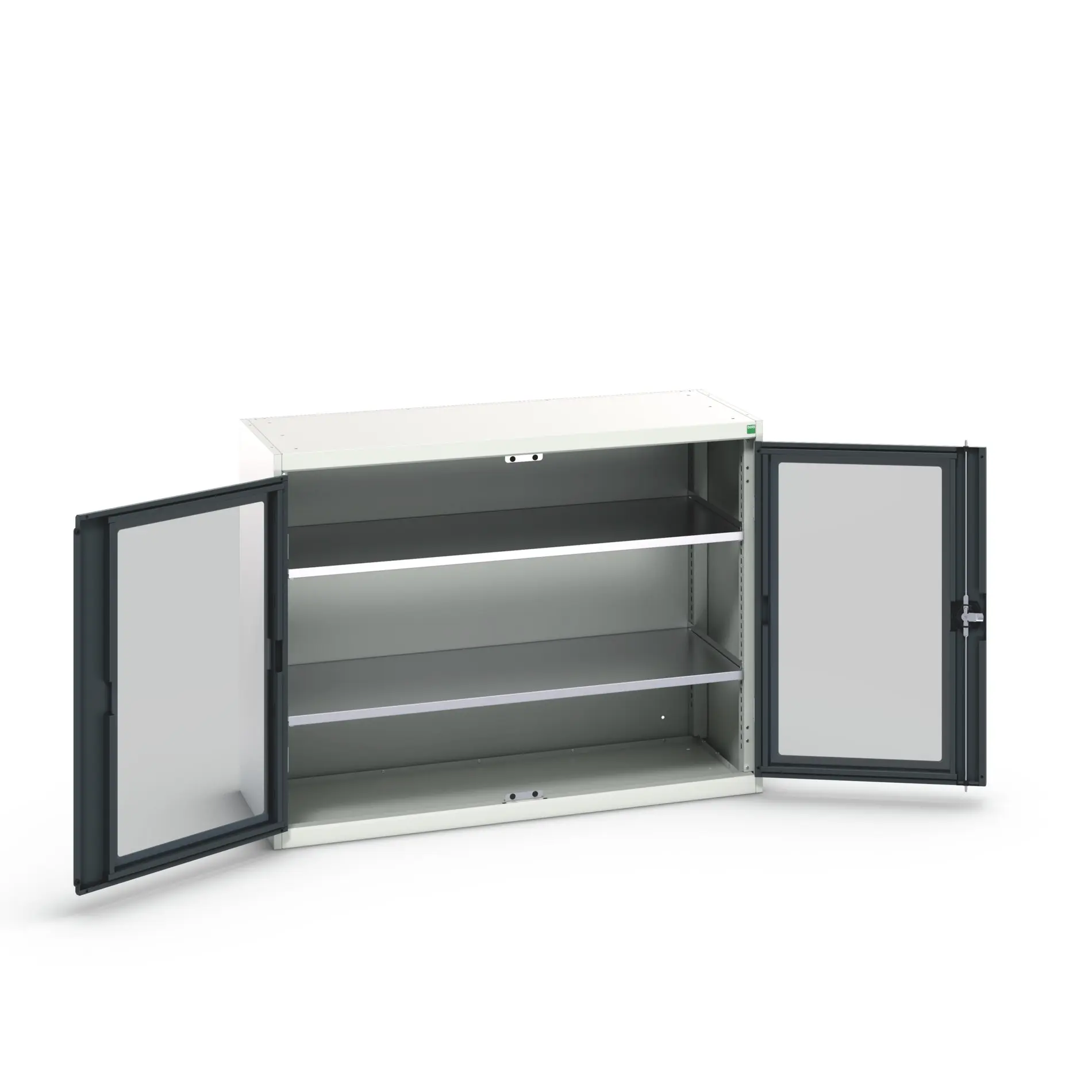 Produktfoto 1 von Bott Aufbewahrungsschrank Typ Regalschrank 2 Tür/en 2 Regal/e 1000 mm 1300 mm Ja 550 mm Stahlblech