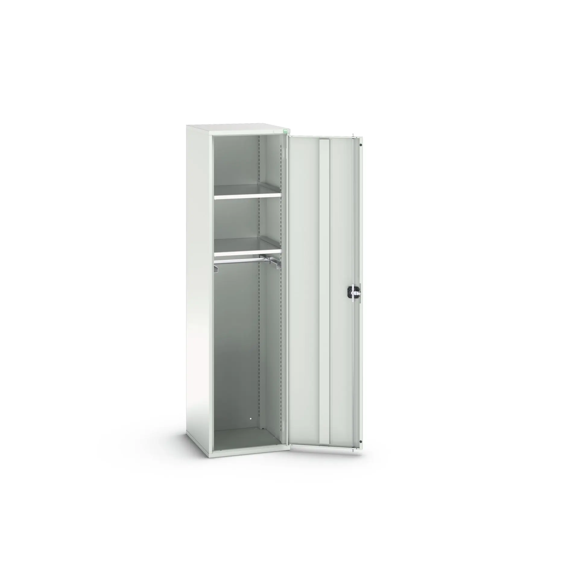 Produktfoto 1 von Bott Aufbewahrungsschrank Typ Bestückter Schrank 1 Tür/en 2 Regal/e 2000 mm 525 mm Ja 550 mm Stahlblech