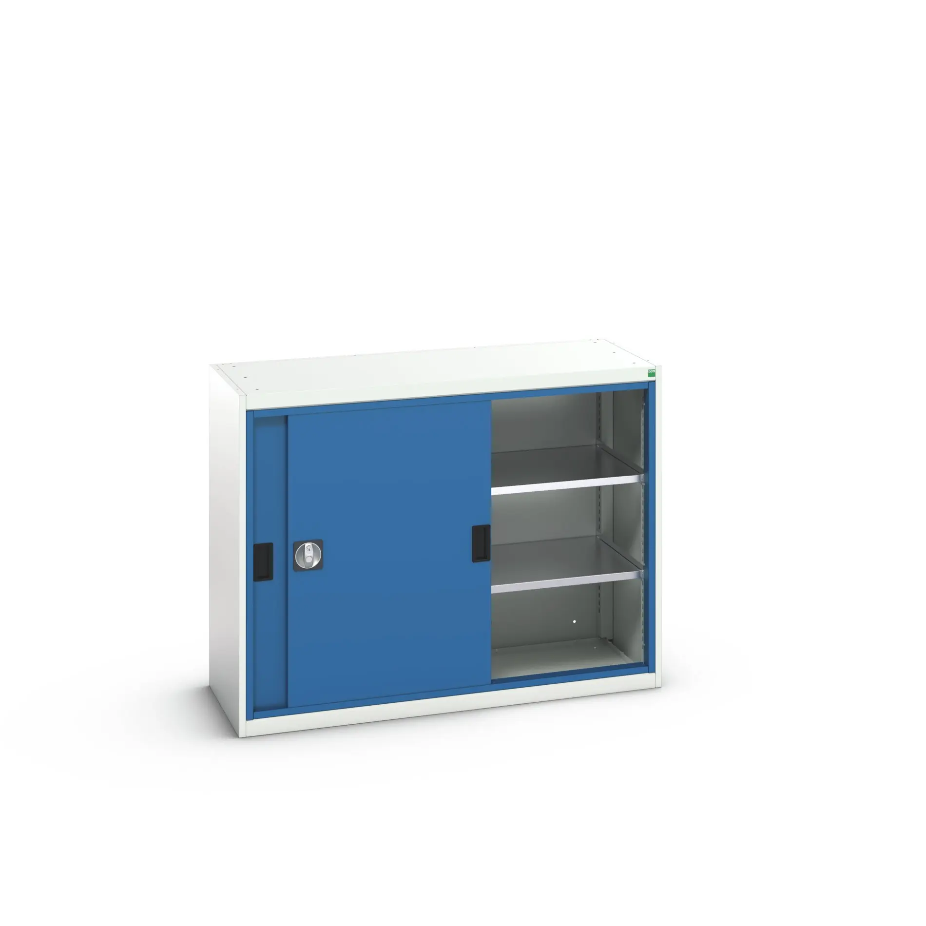 Produktfoto 1 von Bott Aufbewahrungsschrank Typ Regalschrank 2 Tür/en 2 Regal/e 1000 mm 1300 mm Ja 550 mm Stahlblech