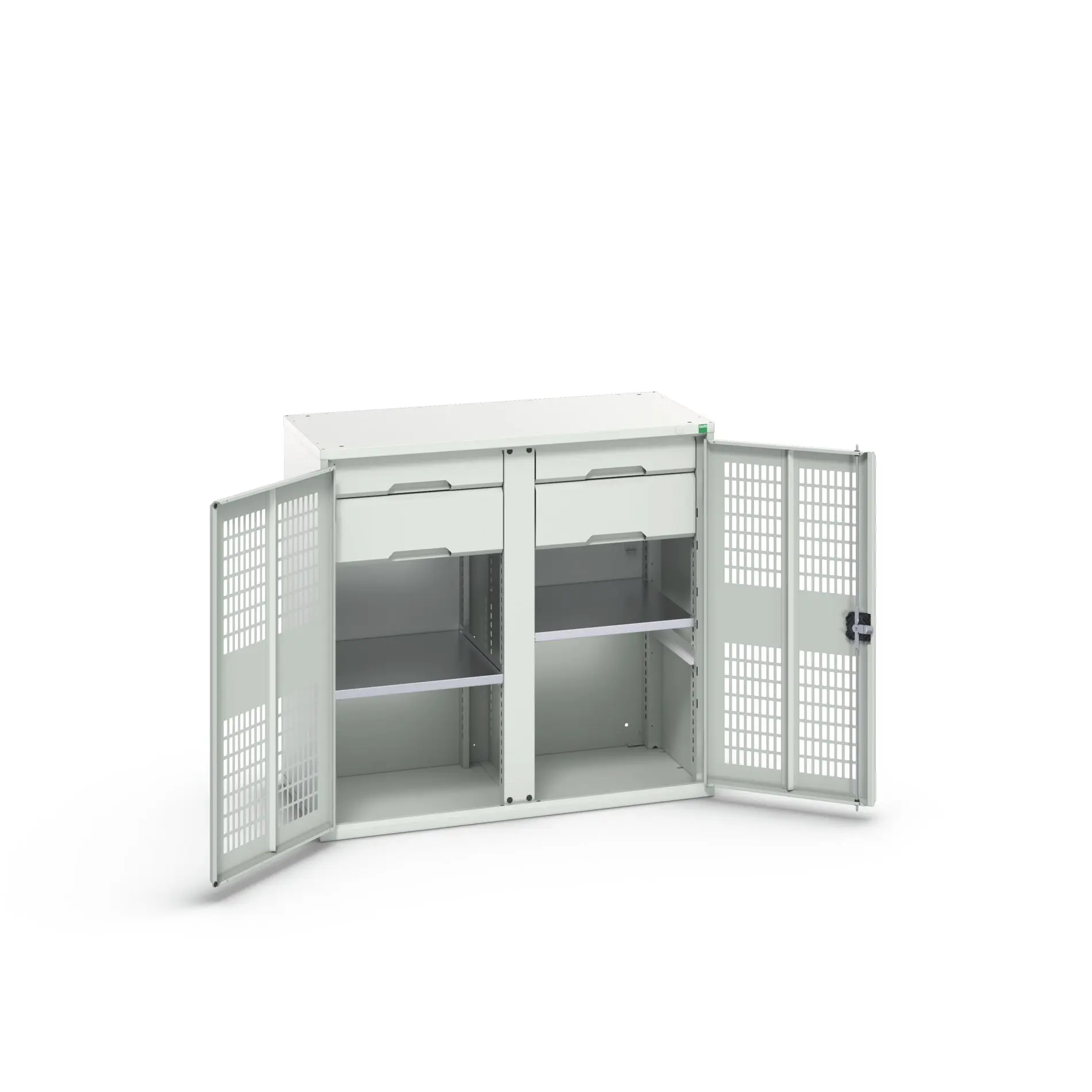 Produktfoto 1 von Bott Schrank Typ Bestückter Schrank 2 Tür/en 2 Regal/e 4 Schublade/n Stahlblech