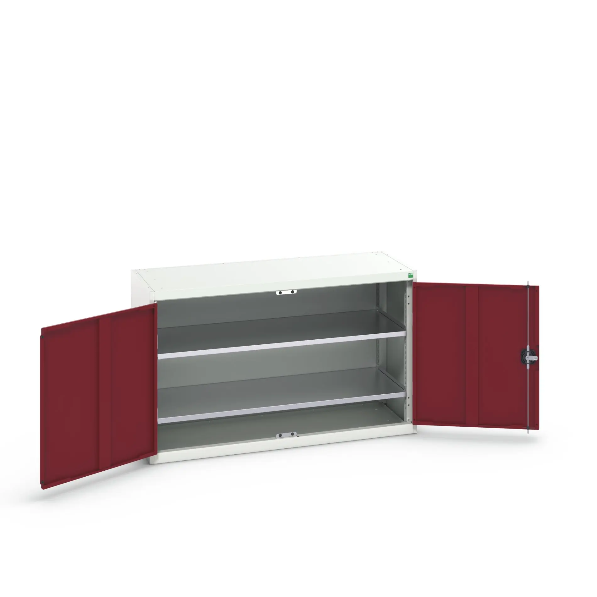 Produktfoto 1 von Bott Aufbewahrungsschrank Typ Regalschrank 2 Tür/en 2 Regal/e 800 mm 1300 mm Ja 550 mm Stahlblech