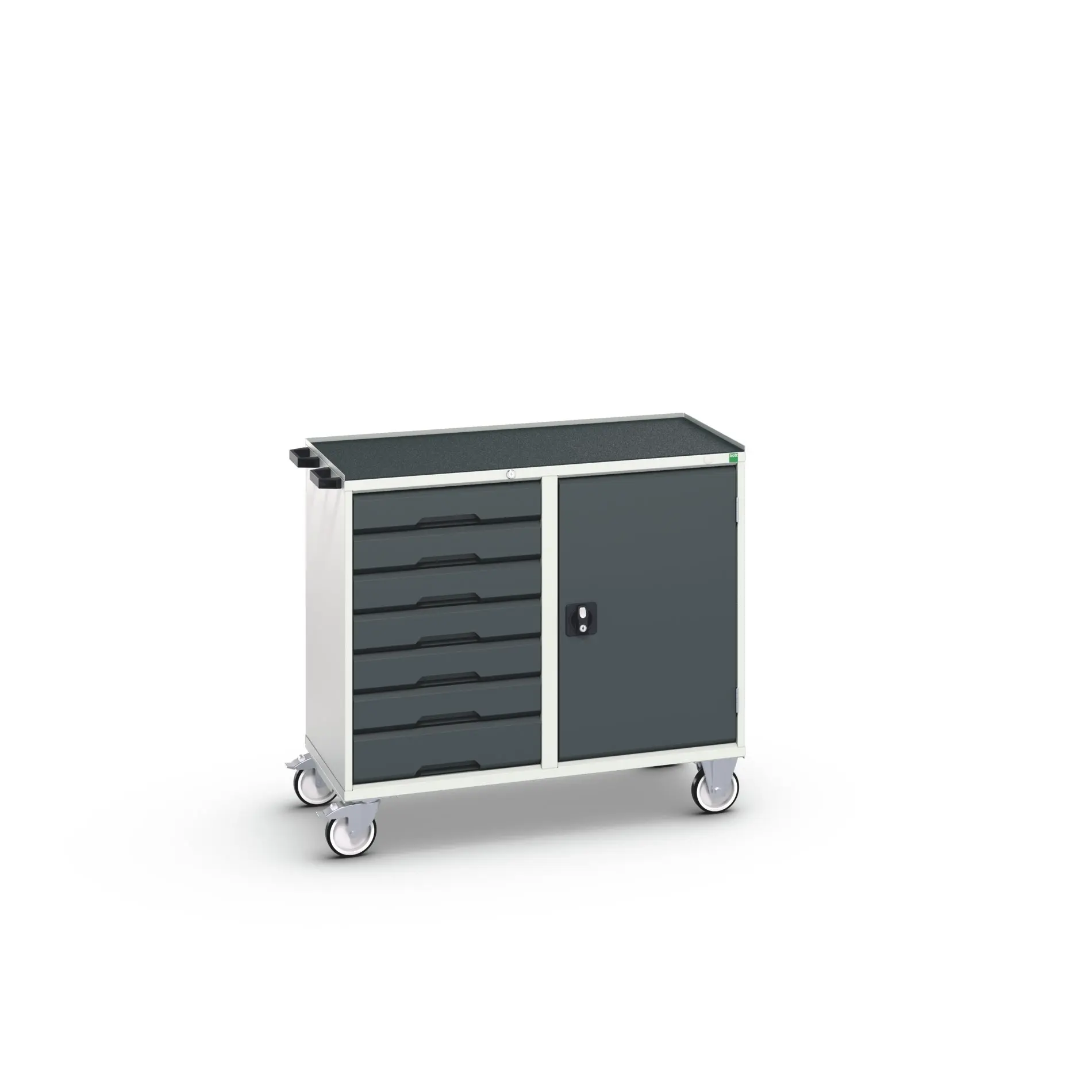 Produktfoto 1 von Bott Stahl Gestellwagen, Typ Gestellwagen 7 Schubladen mit Rädern, 965 mm x 1050mm x 550 mm