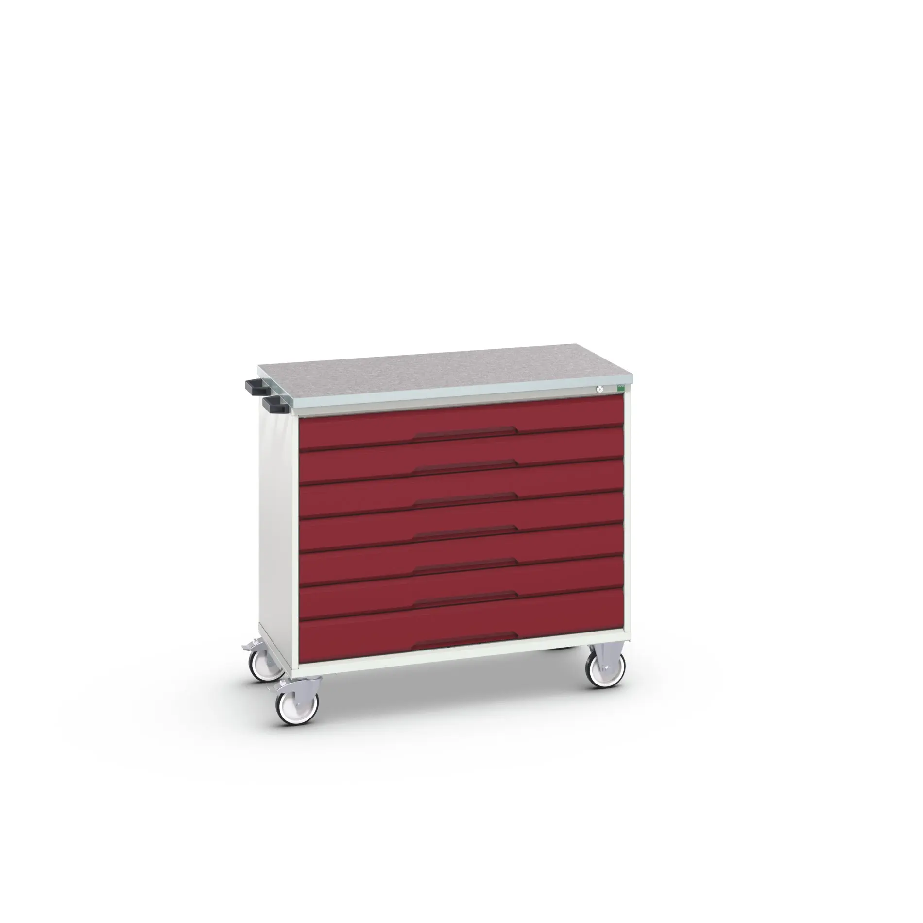 Produktfoto 1 von Bott Aufbewahrungsschrank Typ Beweglicher Schrank Freistehend 7 Schublade/n 980 mm 1050 mm Ja 600 mm mit Rädern
