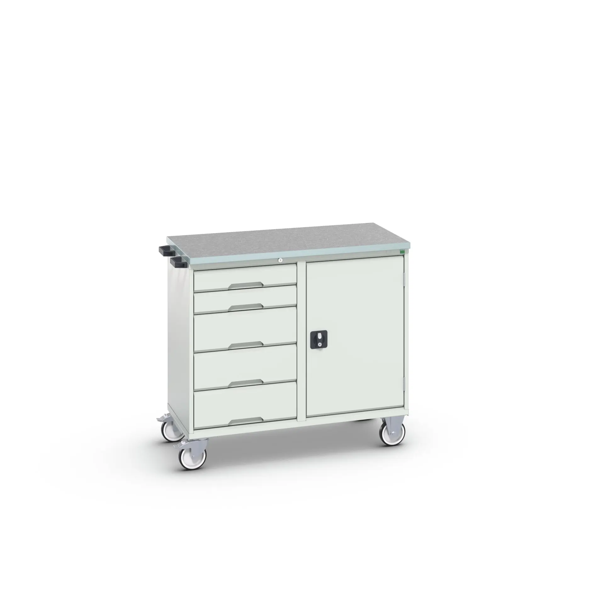 Produktfoto 1 von Bott Werkzeugkisten und Werkzeugschränke, Typ Gestellwagen mit Rädern, 980 mm x 1050 mm x 6 mm