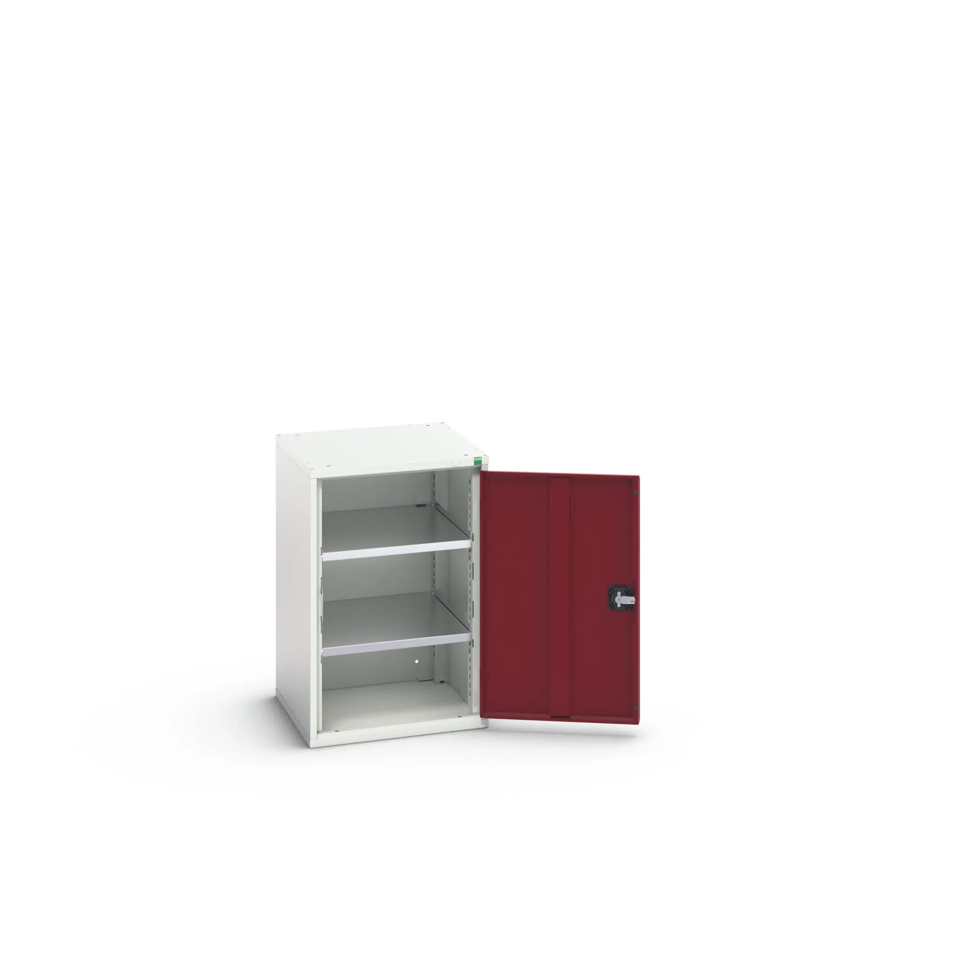 Bott Aufbewahrungsschrank Typ Regalschrank 1 Tür/en 2 Regal/e 800 mm 525 mm 550 mm Stahlblech