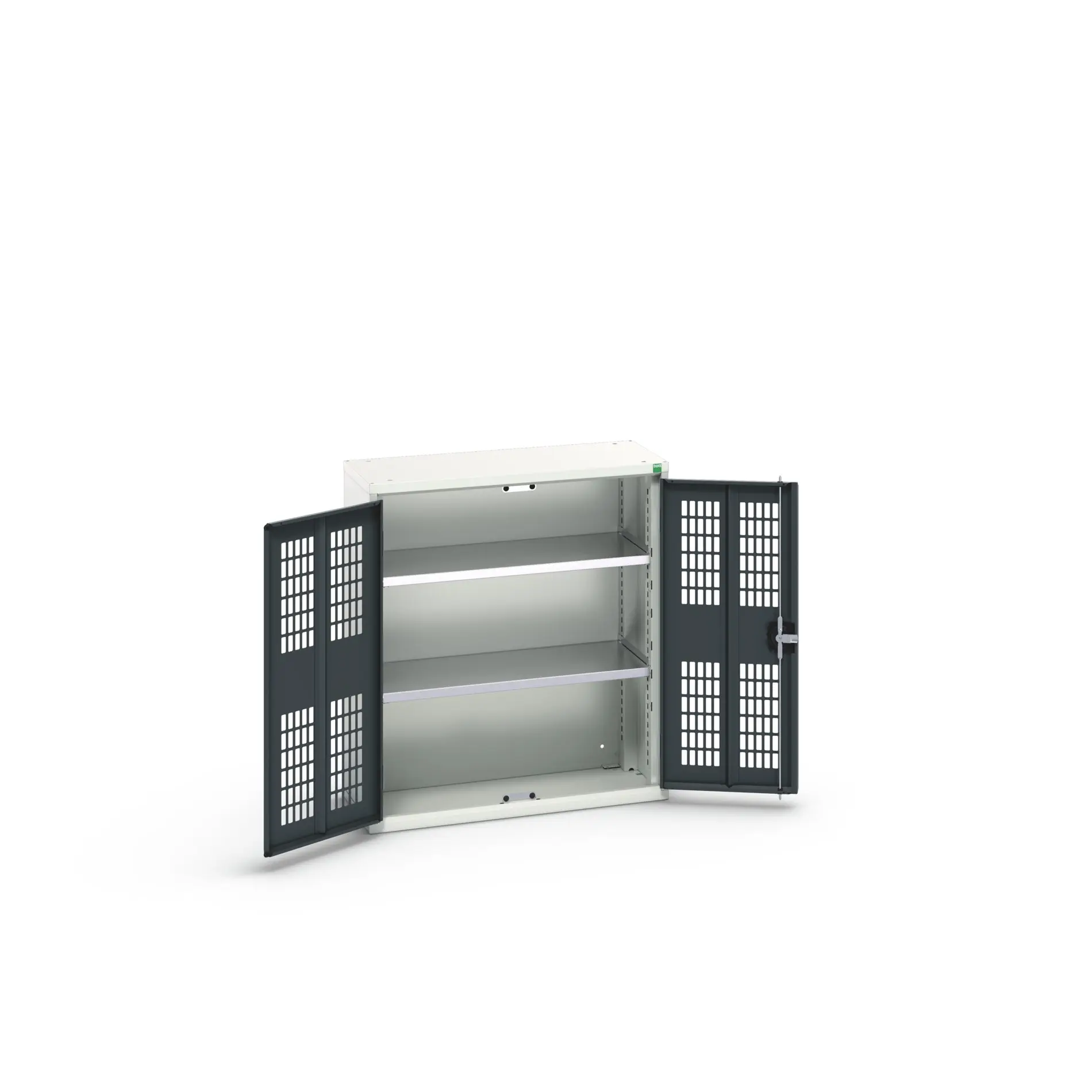 Produktfoto 1 von Bott Aufbewahrungsschrank Typ Regalschrank 2 Tür/en 2 Regal/e 900 mm 80 mm Ja 350 mm Stahlblech