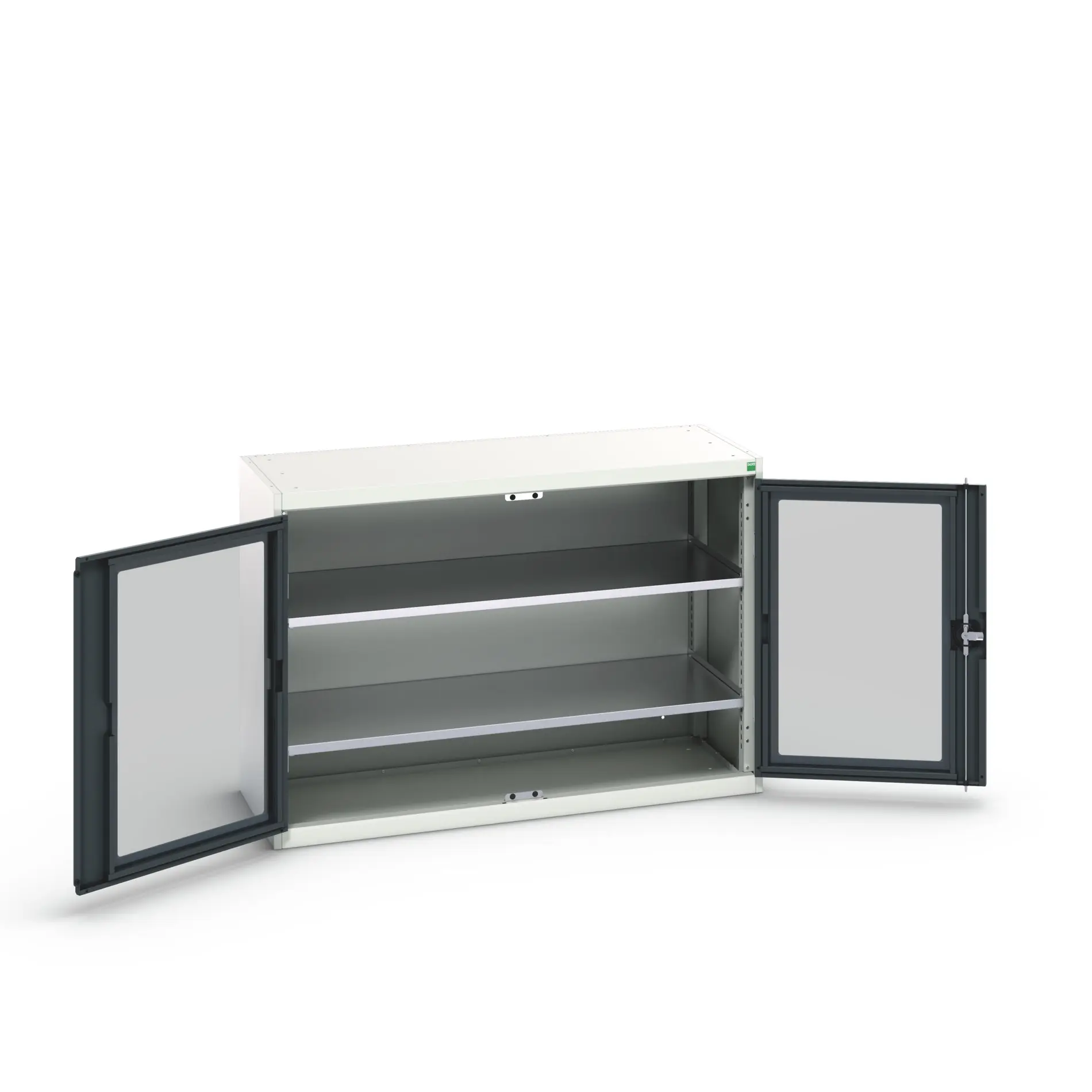 Produktfoto 1 von Bott Aufbewahrungsschrank Typ Regalschrank 2 Tür/en 2 Regal/e 900 mm 1300 mm Ja 550 mm Stahlblech