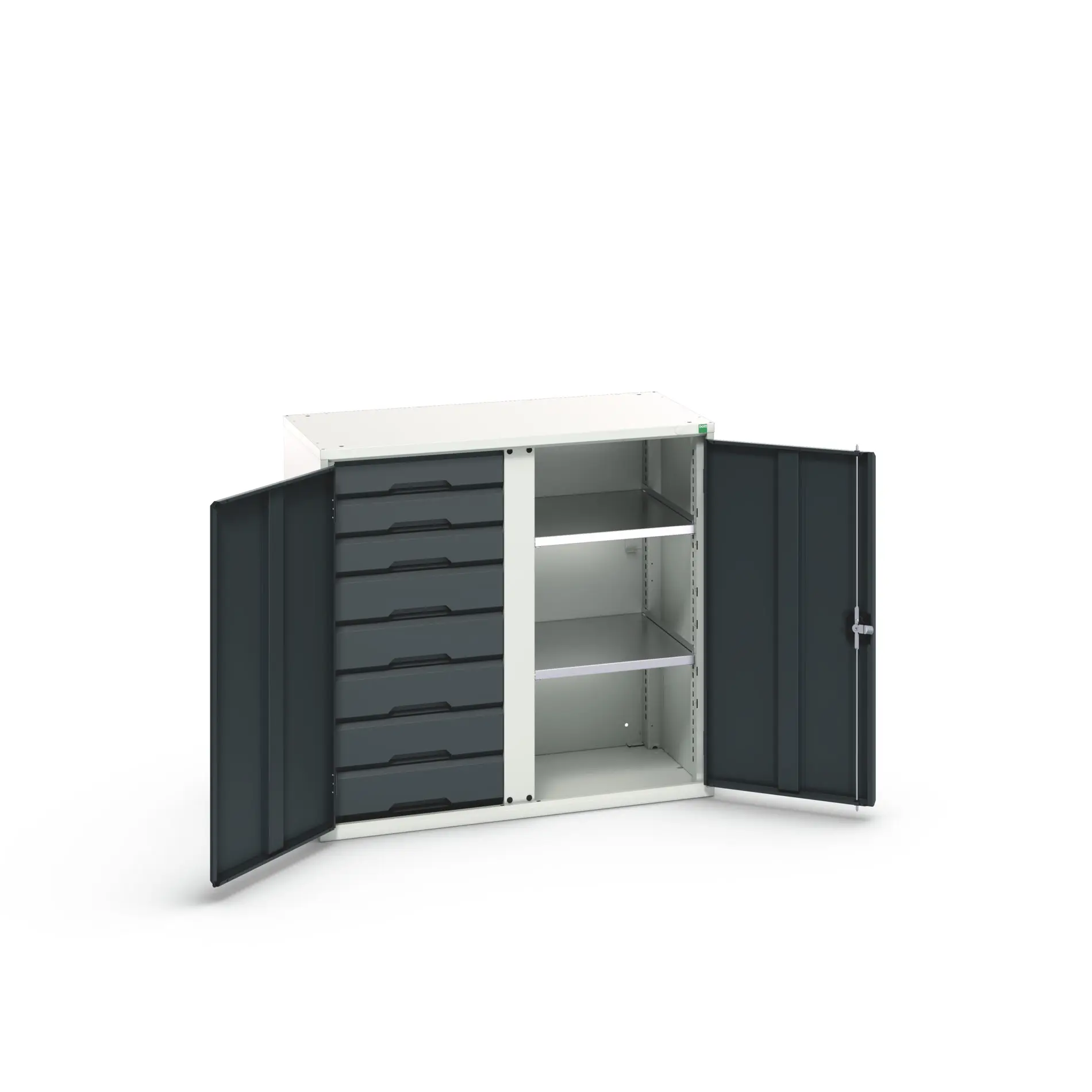 Produktfoto 1 von Bott Schrank Typ Bestückter Schrank 2 Tür/en 2 Regal/e 8 Schublade/n Stahlblech