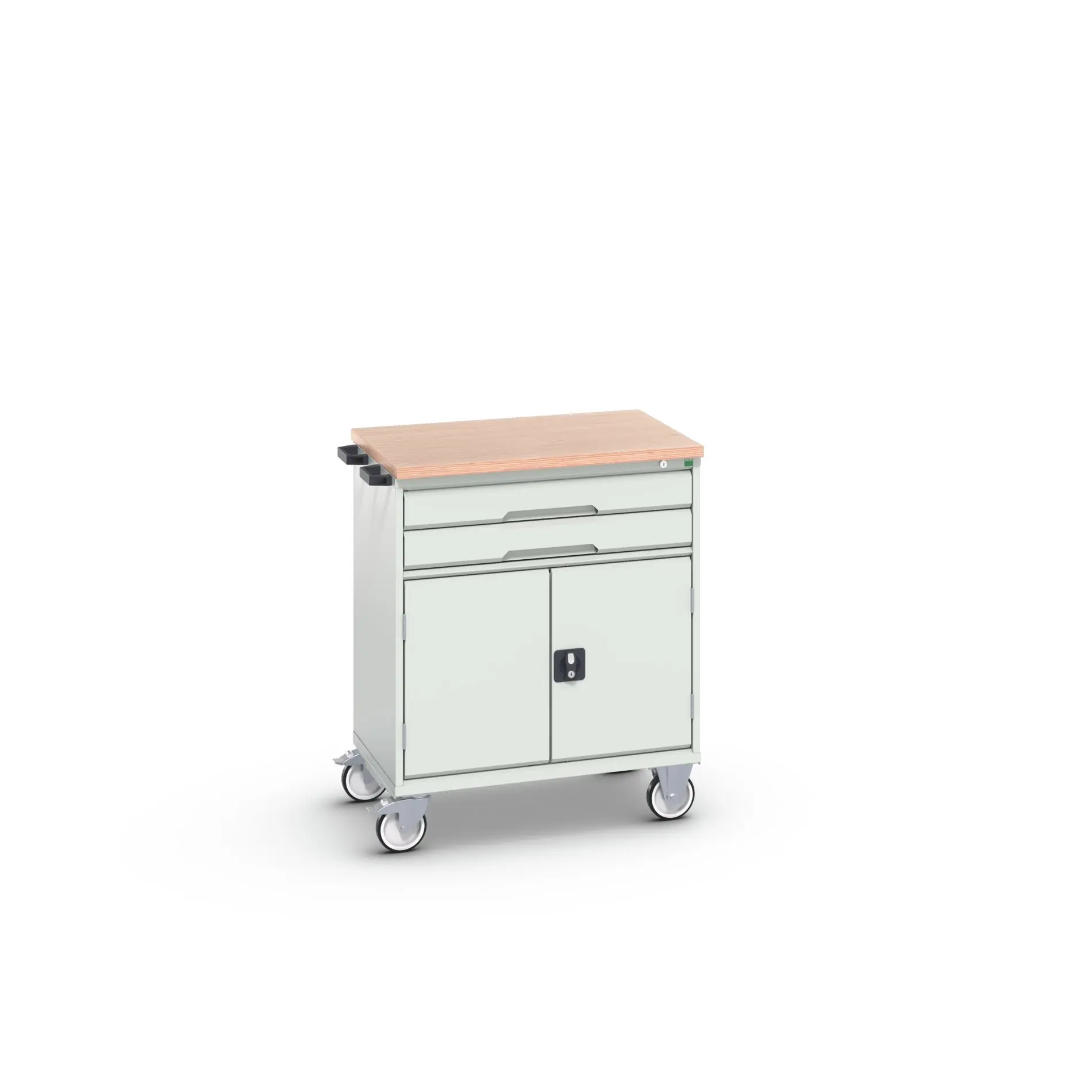 Produktfoto 1 von Bott Aufbewahrungsschrank Typ Beweglicher Schrank Freistehend 2 Tür/en 1 Regal/e 2 Schublade/n 980 mm 80 mm Ja 600 mm
