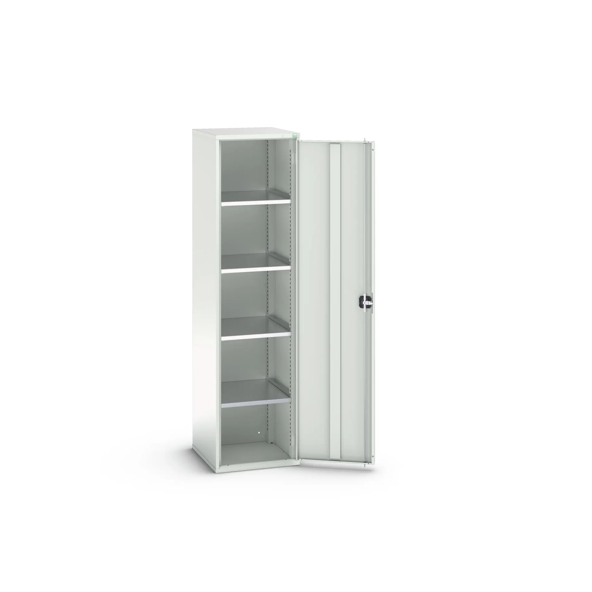 Produktfoto 1 von Bott Aufbewahrungsschrank Typ Regalschrank 1 Tür/en 4 Regal/e 2000 mm 525 mm 550 mm Stahlblech