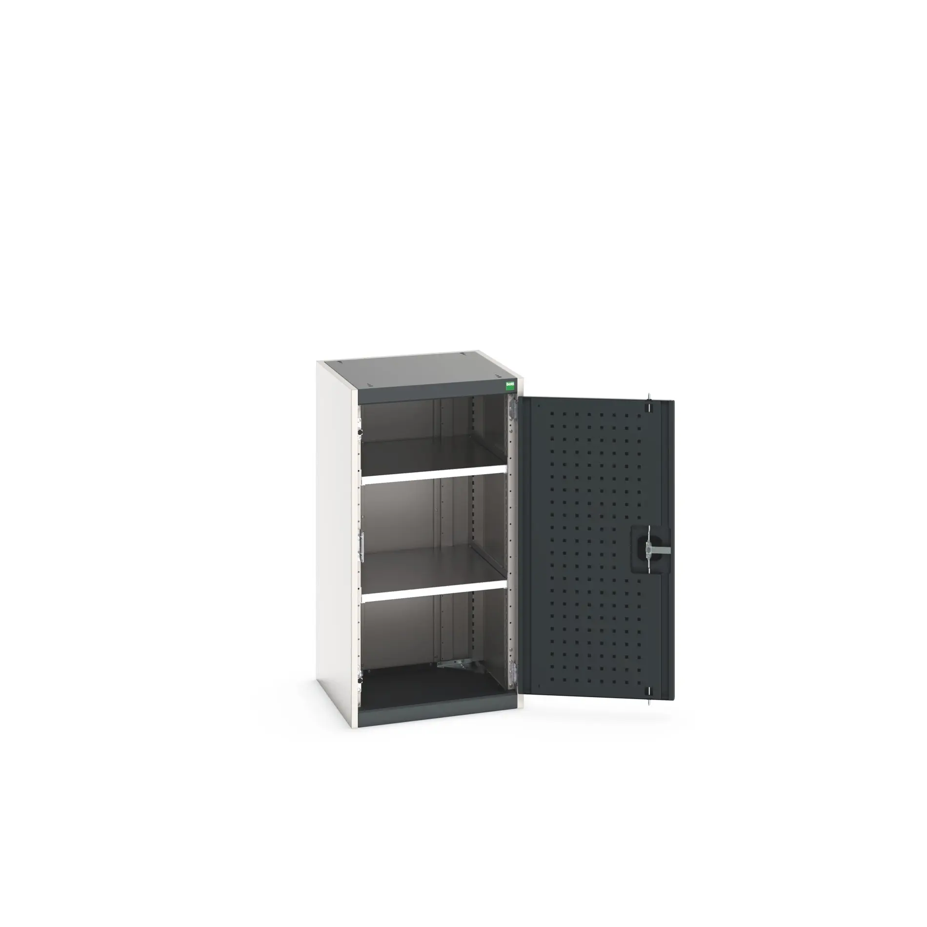 Bott Aufbewahrungsschrank Typ Regalschrank 1 Tür/en 2 Regal/e 1000 mm 525 mm Ja 525 mm Stahlblech
