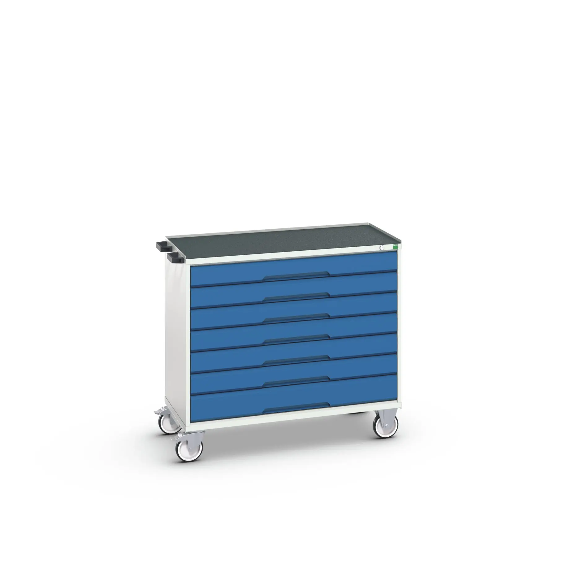 Produktfoto 1 von Bott Aufbewahrungsschrank Typ Beweglicher Schrank Freistehend 7 Schublade/n 965 mm 1050 mm Ja 550 mm mit Rädern
