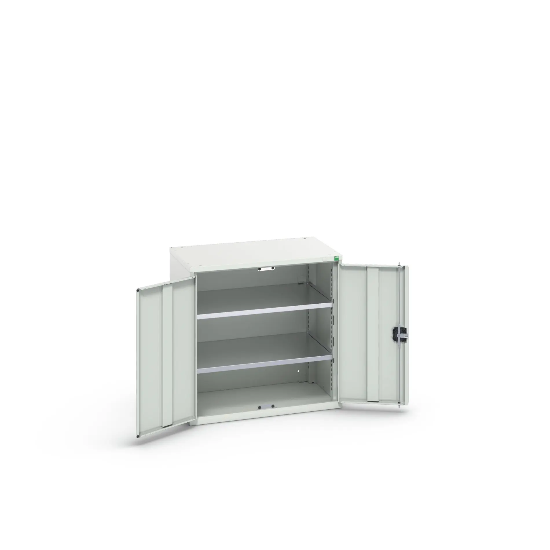 Produktfoto 1 von Bott Aufbewahrungsschrank Typ Regalschrank 2 Tür/en 2 Regal/e 800 mm 80 mm 550 mm Stahlblech