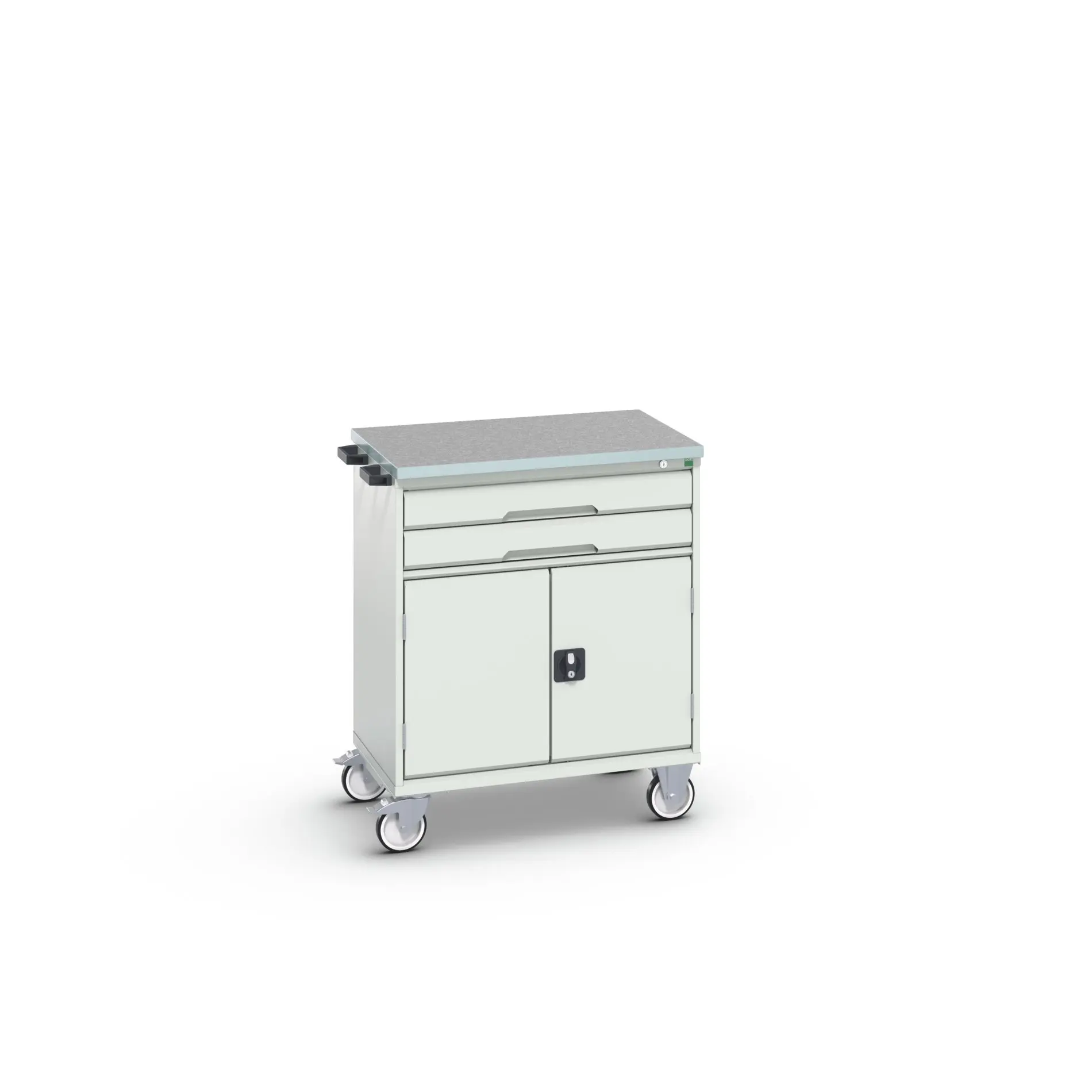 Produktfoto 1 von Bott Aufbewahrungsschrank Typ Beweglicher Schrank Freistehend 2 Tür/en 1 Regal/e 2 Schublade/n 980 mm 80 mm Ja 600 mm