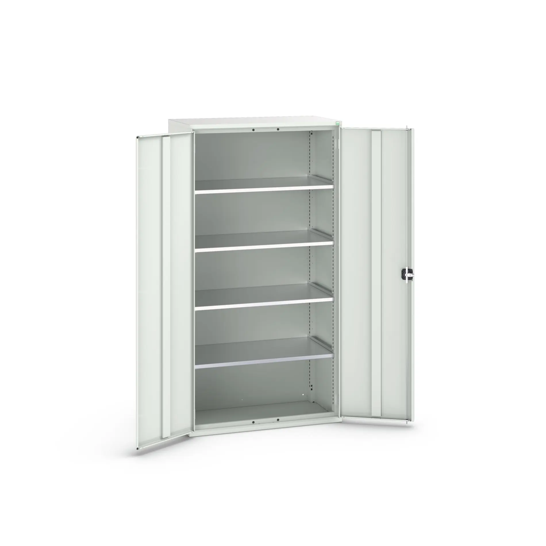 Produktfoto 1 von Bott Aufbewahrungsschrank Typ Regalschrank 2 Tür/en 4 Regal/e 2000 mm 1050 mm 550 mm Stahlblech