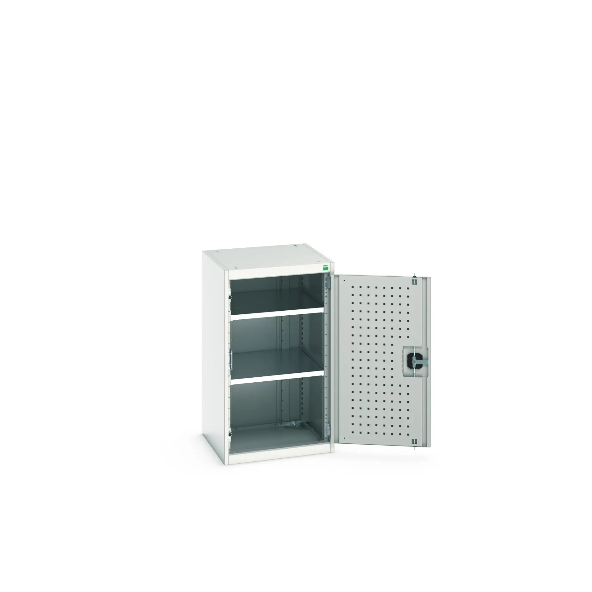 Produktfoto 1 von Bott Schrank Typ Regalschrank 1 Tür/en 2 Regal/e 900 mm 525mm Abschließbar 525 mm Stahlblech