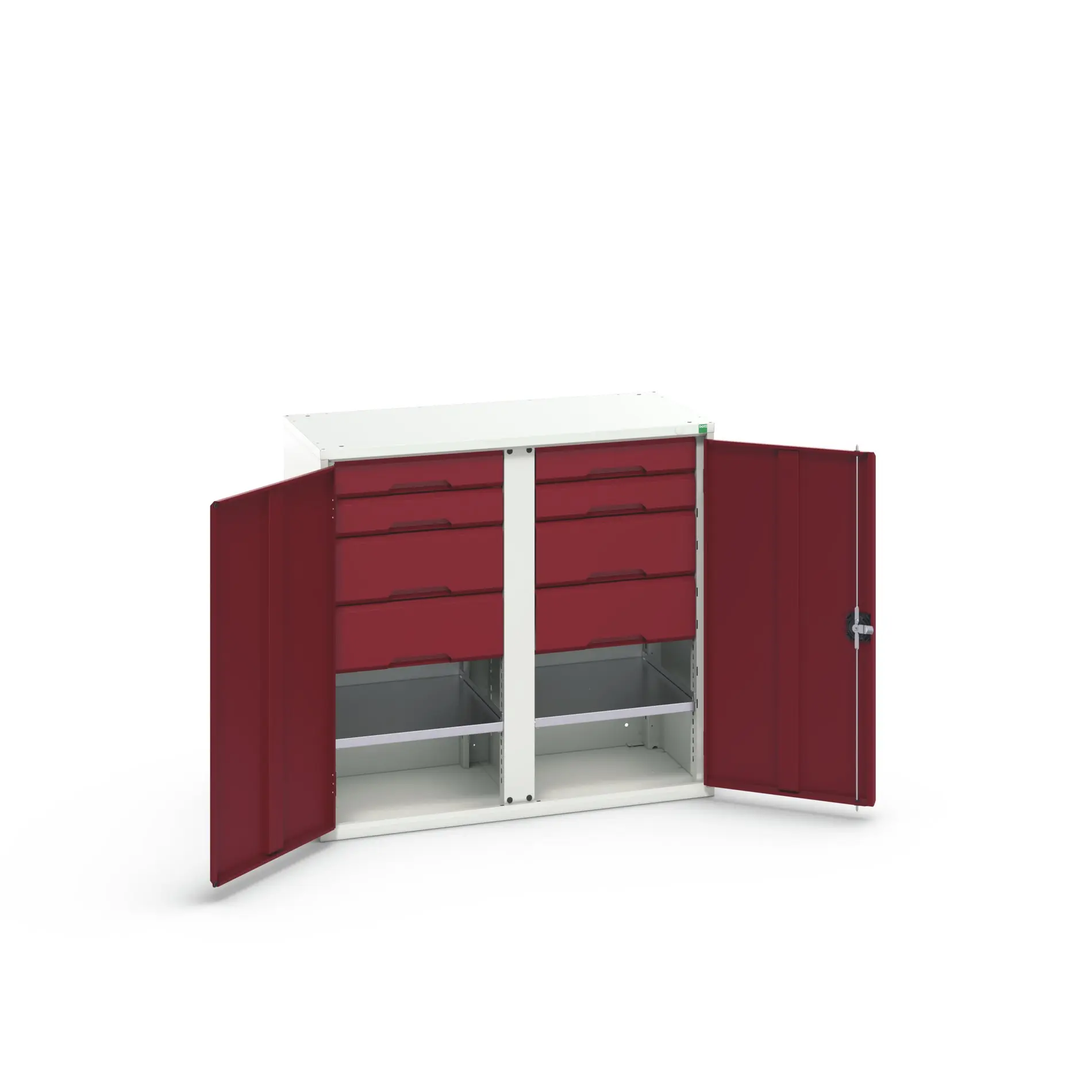 Produktfoto 1 von Bott Schrank Typ Bestückter Schrank 2 Tür/en 2 Regal/e 8 Schublade/n Stahlblech