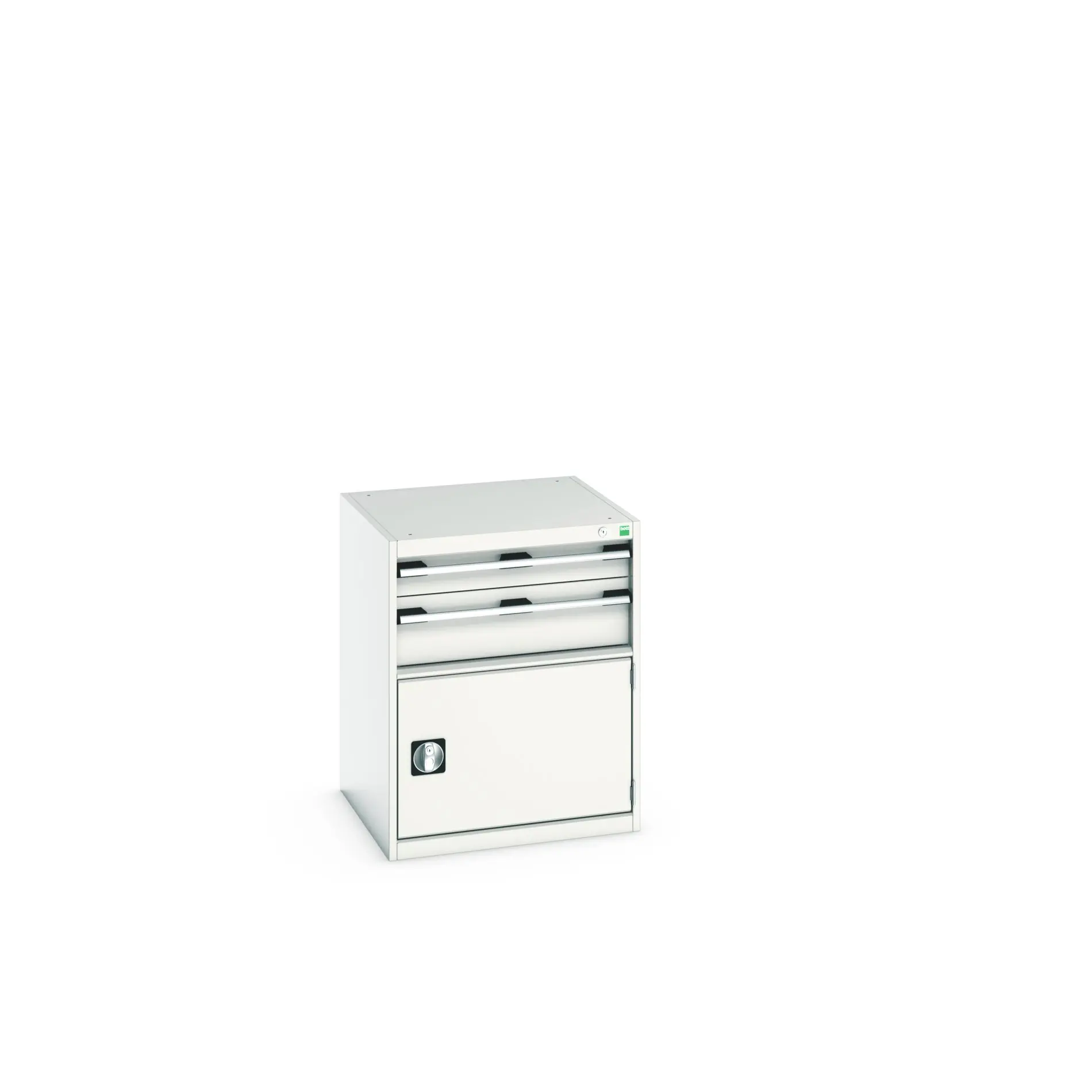 Produktfoto 1 von Bott Aufbewahrungsschrank Typ Schrank Freistehend 1 Tür/en 2 Schublade/n 800 mm 650 mm Ja 650 mm Stahlblech