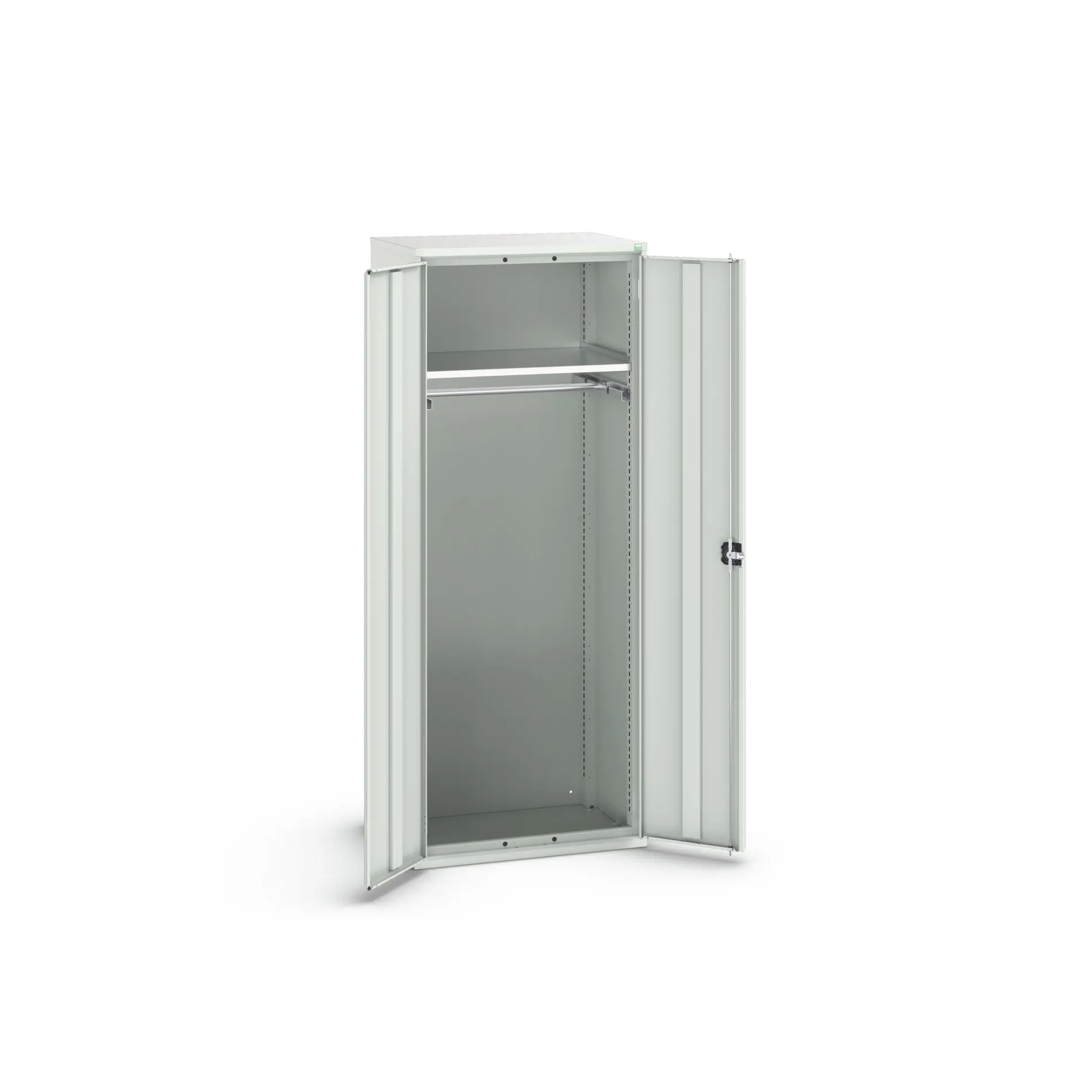 Produktfoto 1 von Bott Aufbewahrungsschrank Typ Bestückter Schrank 2 Tür/en 1 Regal/e 2000 mm 80 mm Ja 550 mm Stahlblech