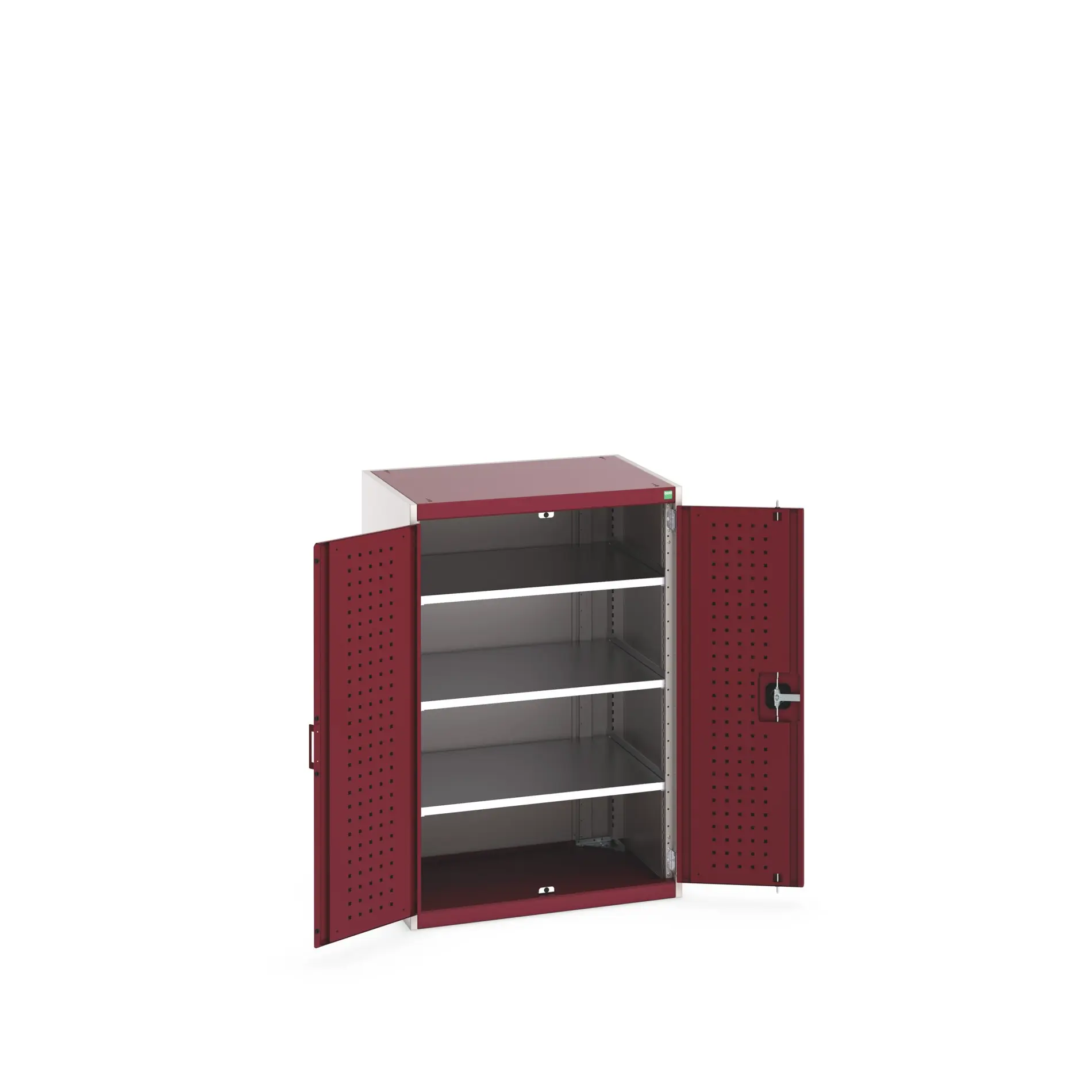 Bott Aufbewahrungsschrank Typ Regalschrank Freistehend 2 Tür/en 3 Regal/e 1200 mm 80 mm Ja 650 mm Stahlblech