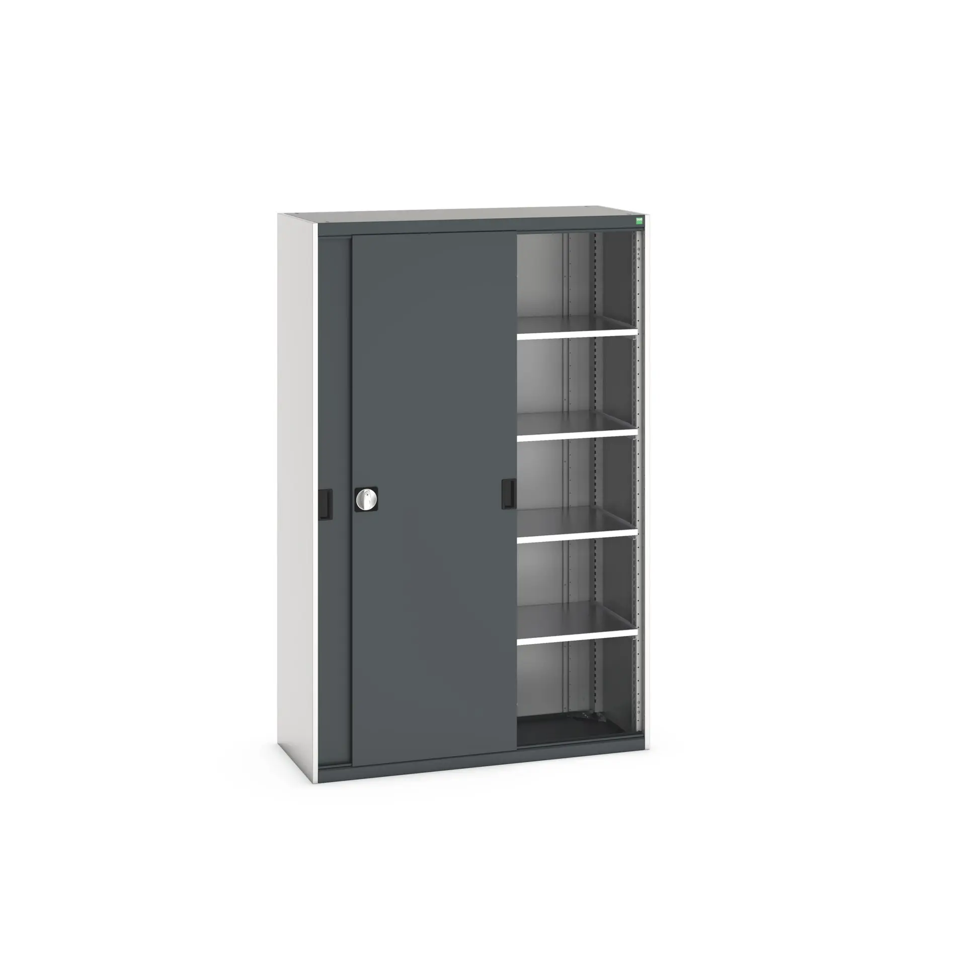 Produktfoto 1 von Bott Aufbewahrungsschrank Typ Regalschrank Freistehend 2 Tür/en 4 Regal/e 2000 mm 1300 mm Ja 525 mm Stahlblech