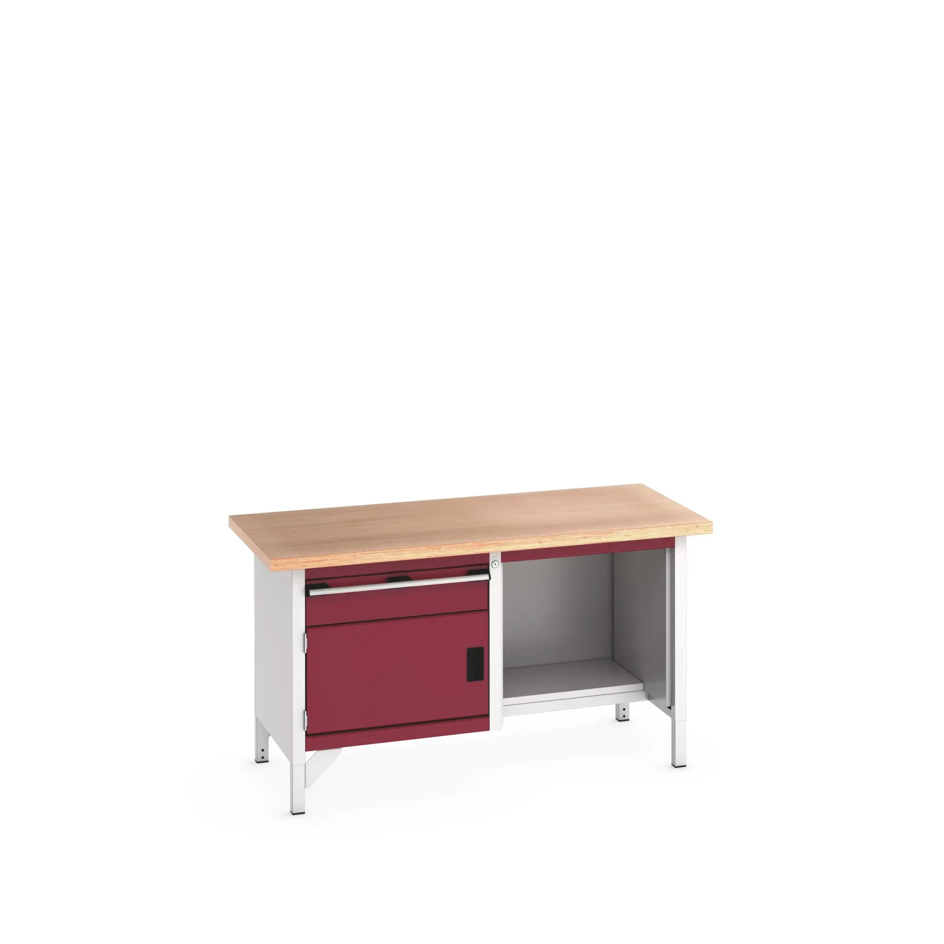 Produktfoto 1 von Bott Aufbewahrungsschrank Typ Aufbewahrungstisch Freistehend 1 Tür/en 1 Regal/e 1 Schublade/n 840 mm 1500mm 750 mm