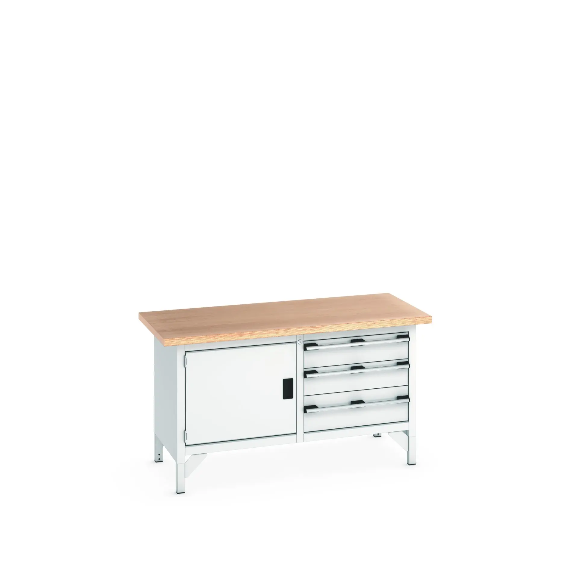 Produktfoto 1 von Bott 41002025.16V Aufbewahrungstisch Stahlblech Werkbank L. 1500 mm B. 750 mm H. 840 mm, Traglast 225kg