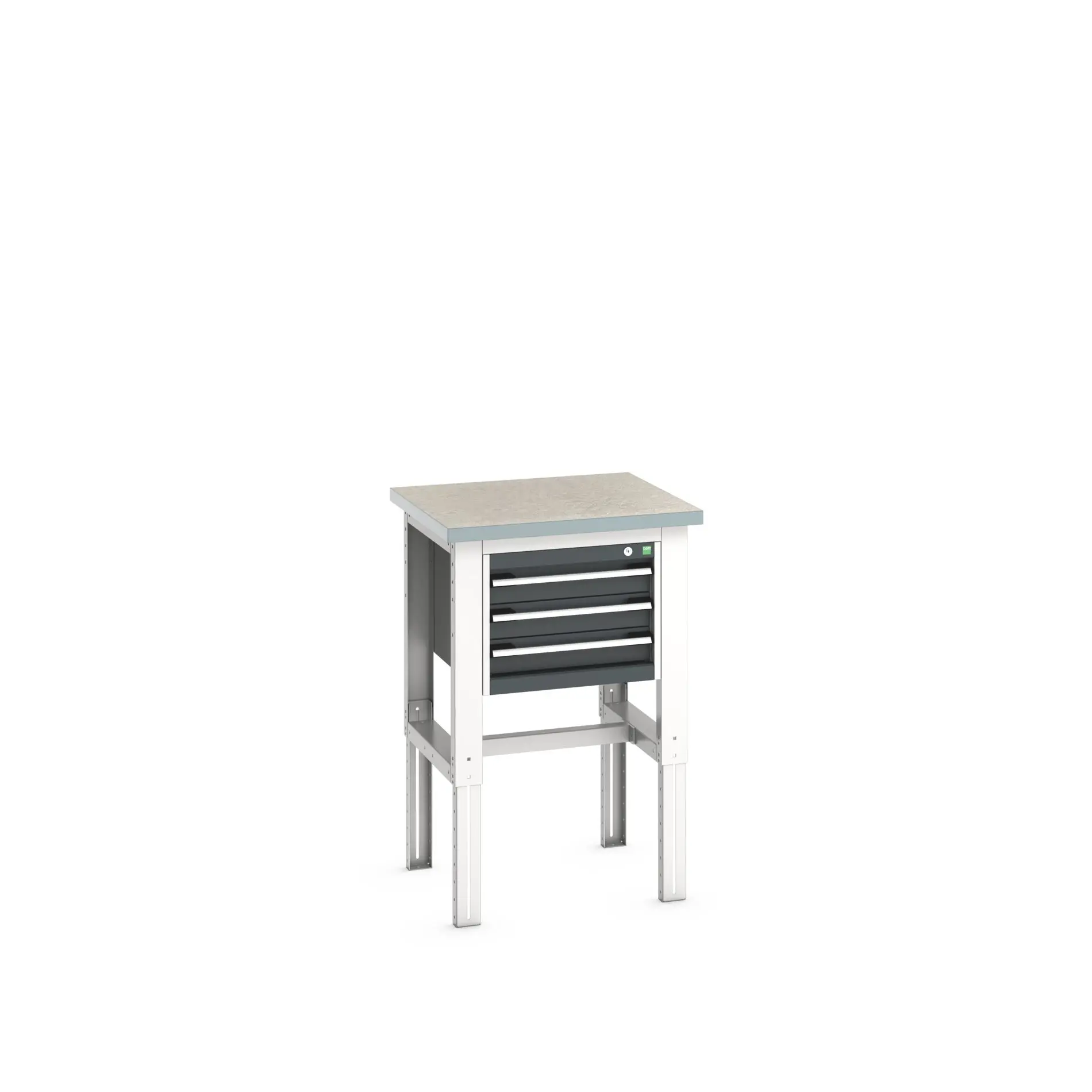 Produktfoto 1 von Bott Stahlblech Werkzeugkisten und Werkzeugschränke, Typ Mobiler Arbeitstisch 3 Schubladen, 1140 mm x 750mm x 750 mm