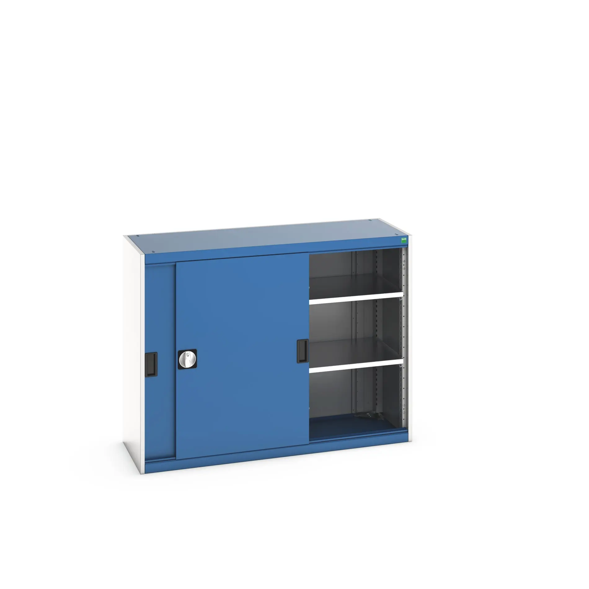 Produktfoto 1 von Bott Schrank Typ Regalschrank Bodenmontage 2 Tür/en 2 Regal/e Stahlblech