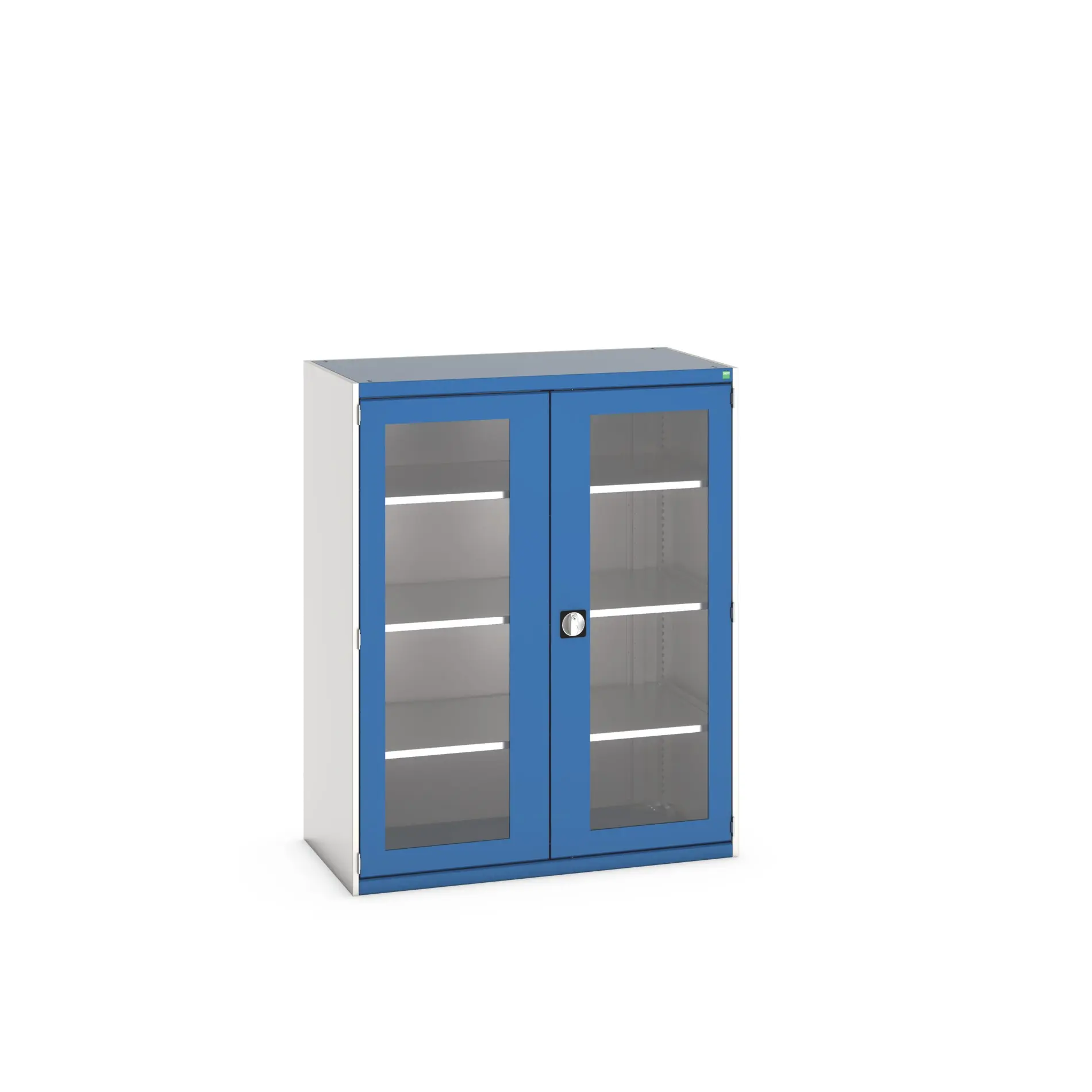Produktfoto 1 von Bott Schrank Typ Regalschrank Freistehend 2 Tür/en 3 Regal/e 1600 mm 1300mm Abschließbar 650 mm Stahlblech
