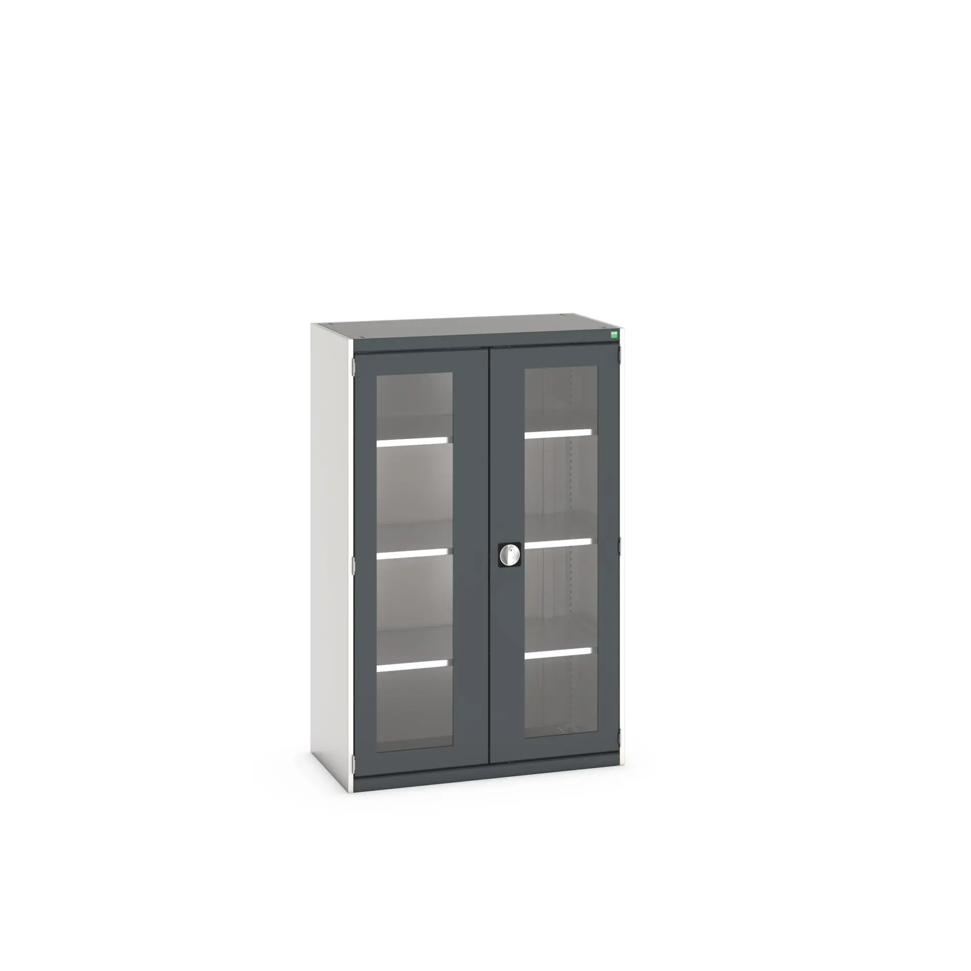 Produktfoto 1 von Bott Schrank Typ Regalschrank Freistehend 2 Tür/en 3 Regal/e 1600 mm 1050mm Abschließbar 525 mm Stahlblech
