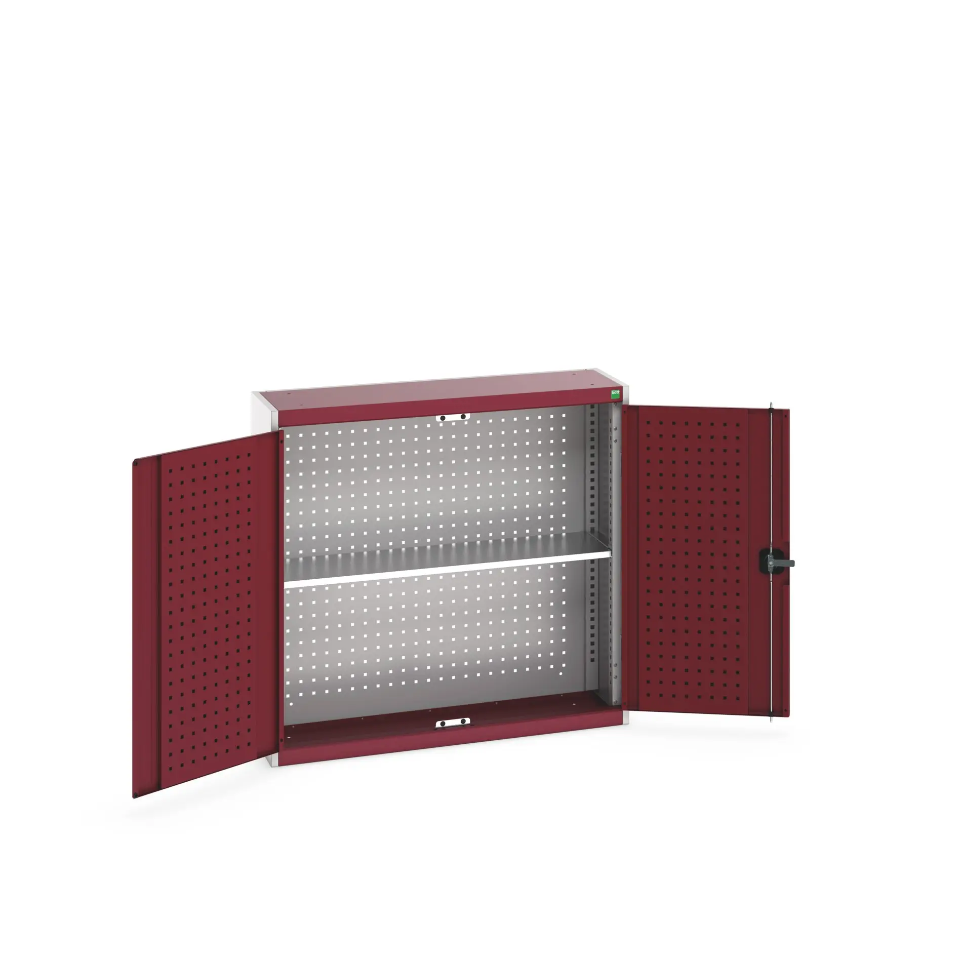Produktfoto 1 von Bott Aufbewahrungsschrank Typ Wandschrank 2 Tür/en 1 Regal/e 1000 mm 1050 mm 325 mm Stahlblech