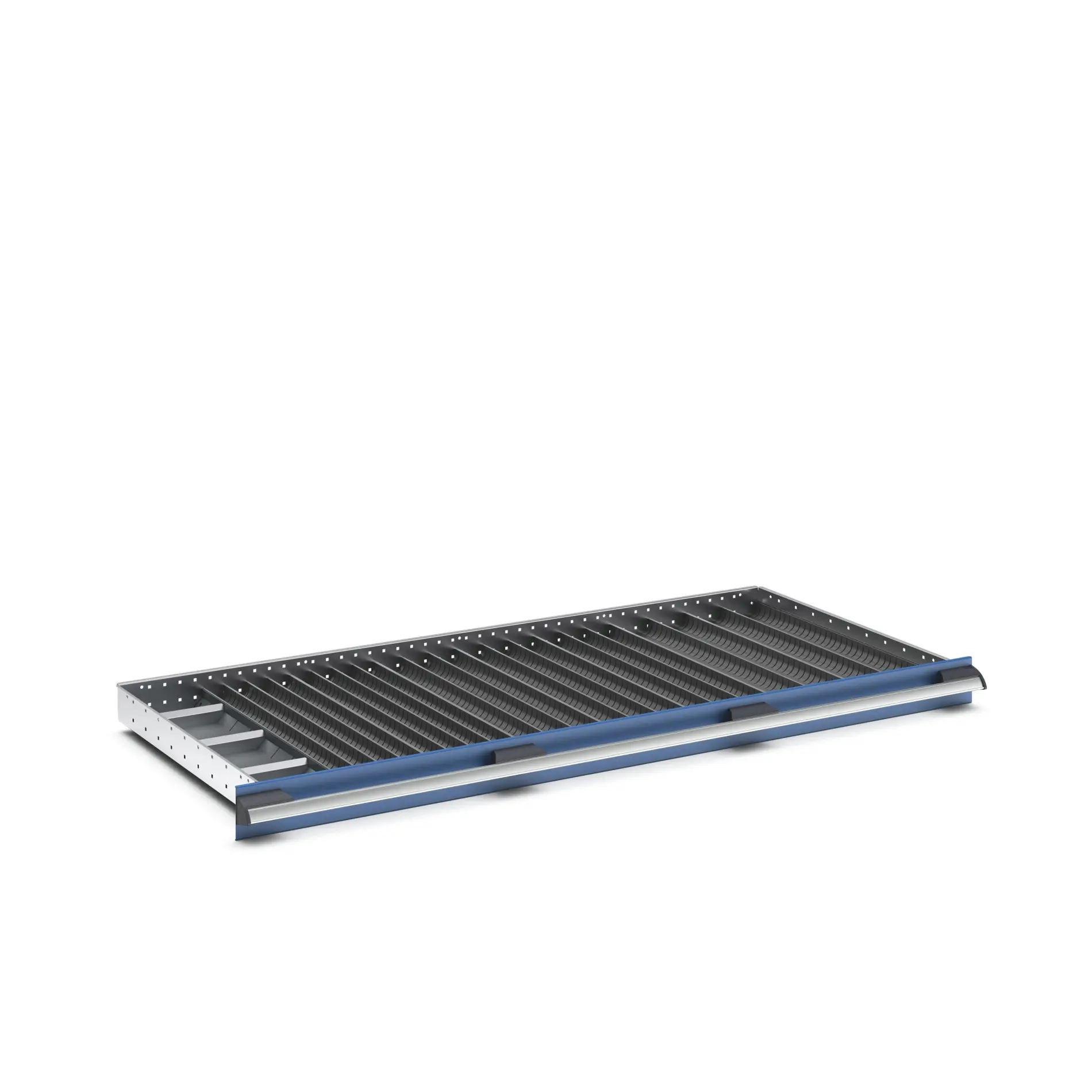 Produktfoto 1 von Bott Teiler Sortiment, Typ Trennwand für Schubladen, Polypropylen, Grau 1300 X 650 X 75mm