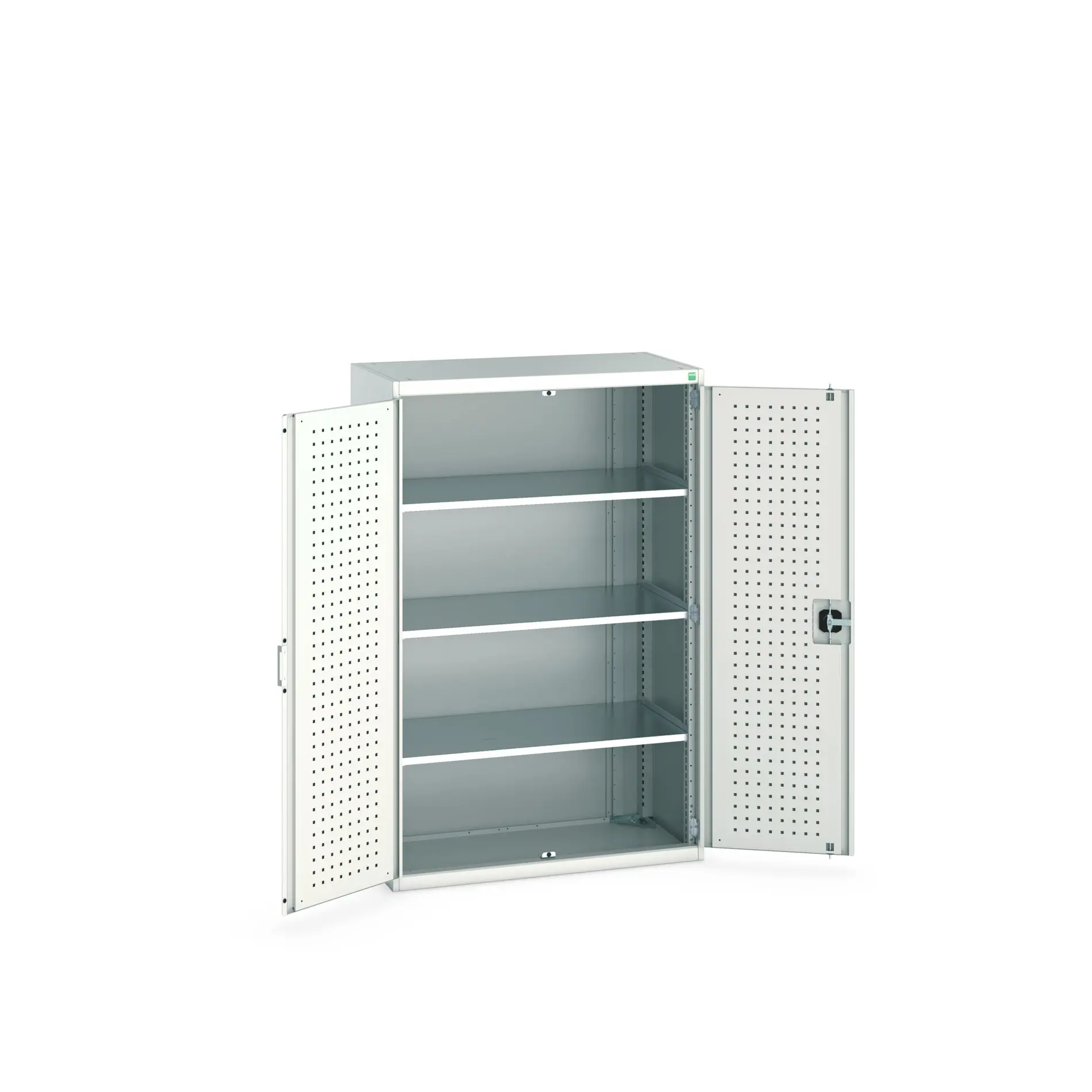 Produktfoto 1 von Bott Schrank Typ Regalschrank Freistehend 2 Tür/en 3 Regal/e 1600 mm 1050mm Abschließbar 525 mm Stahlblech