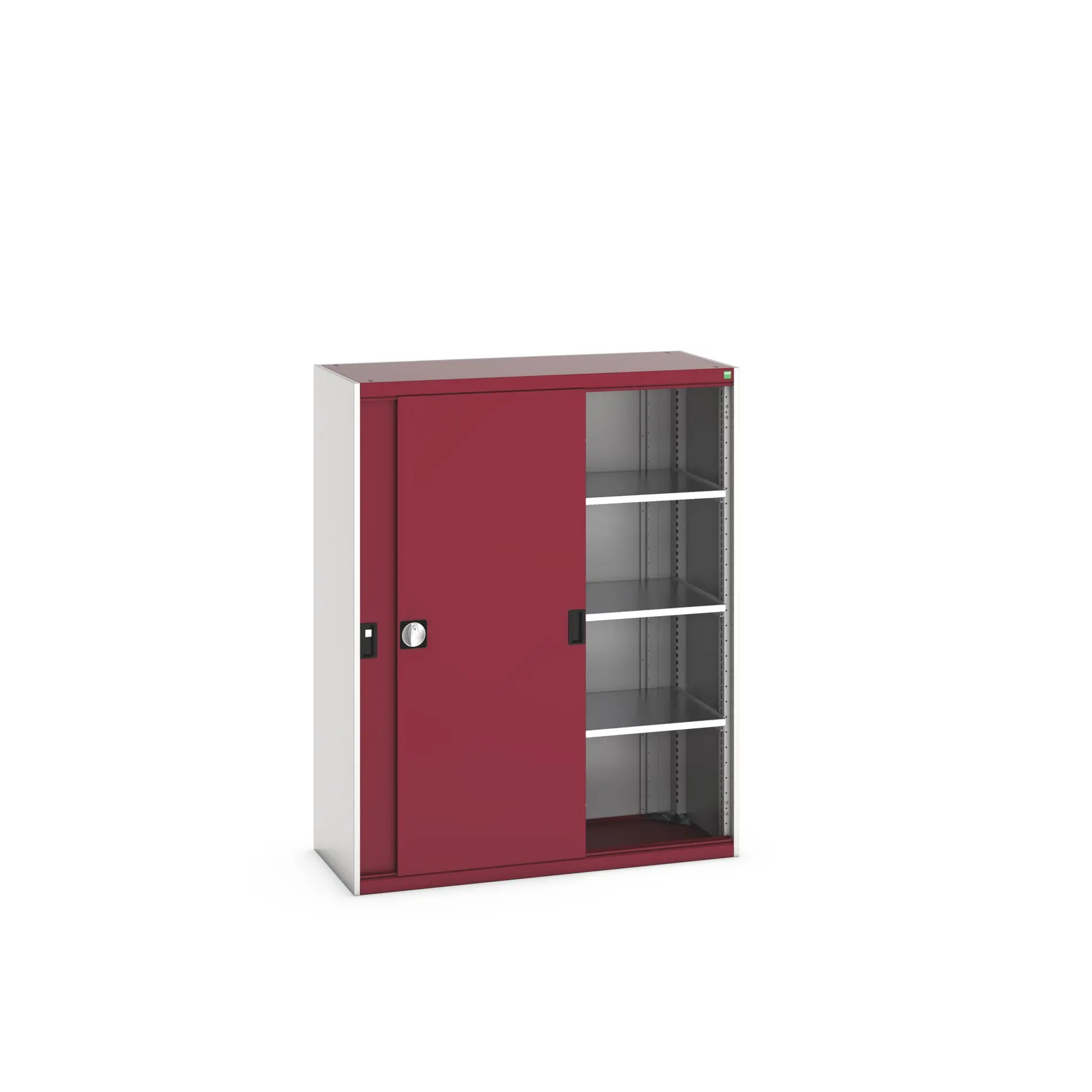 Produktfoto 1 von Bott Schrank Typ Regalschrank Bodenmontage 2 Tür/en 3 Regal/e Stahlblech